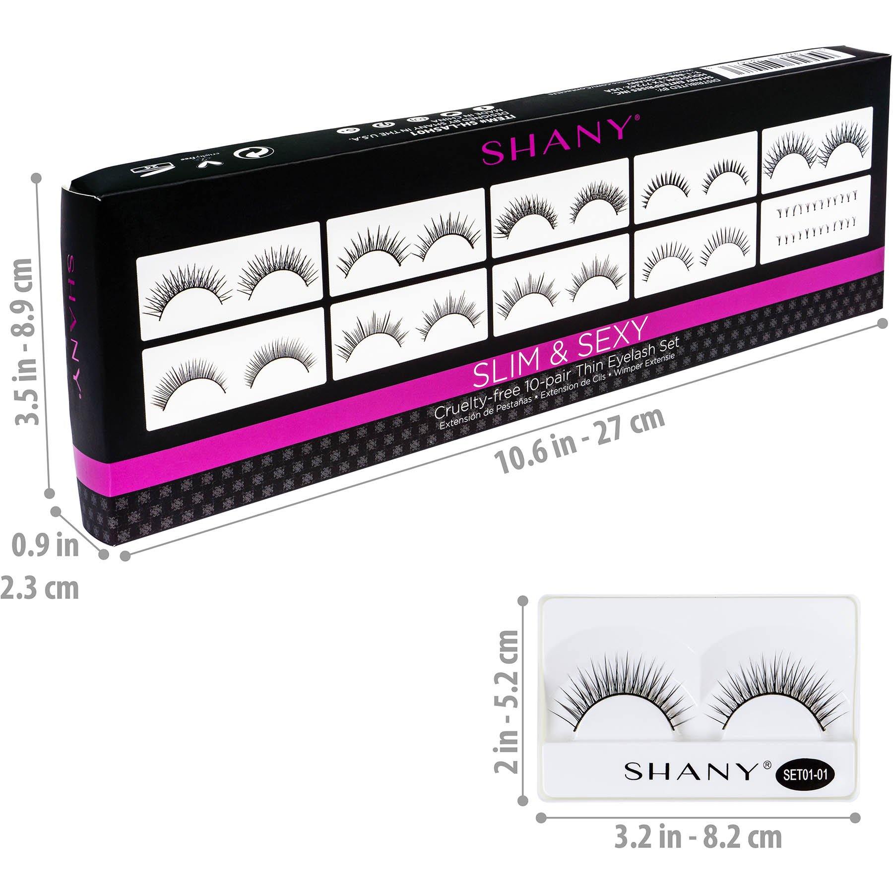 10 Pairs Reusable False Eyelashes Set - Natural & Dramatic Lashes for Day & Night Makeup - Perfect for Parties, Weddings, and Special Occasions