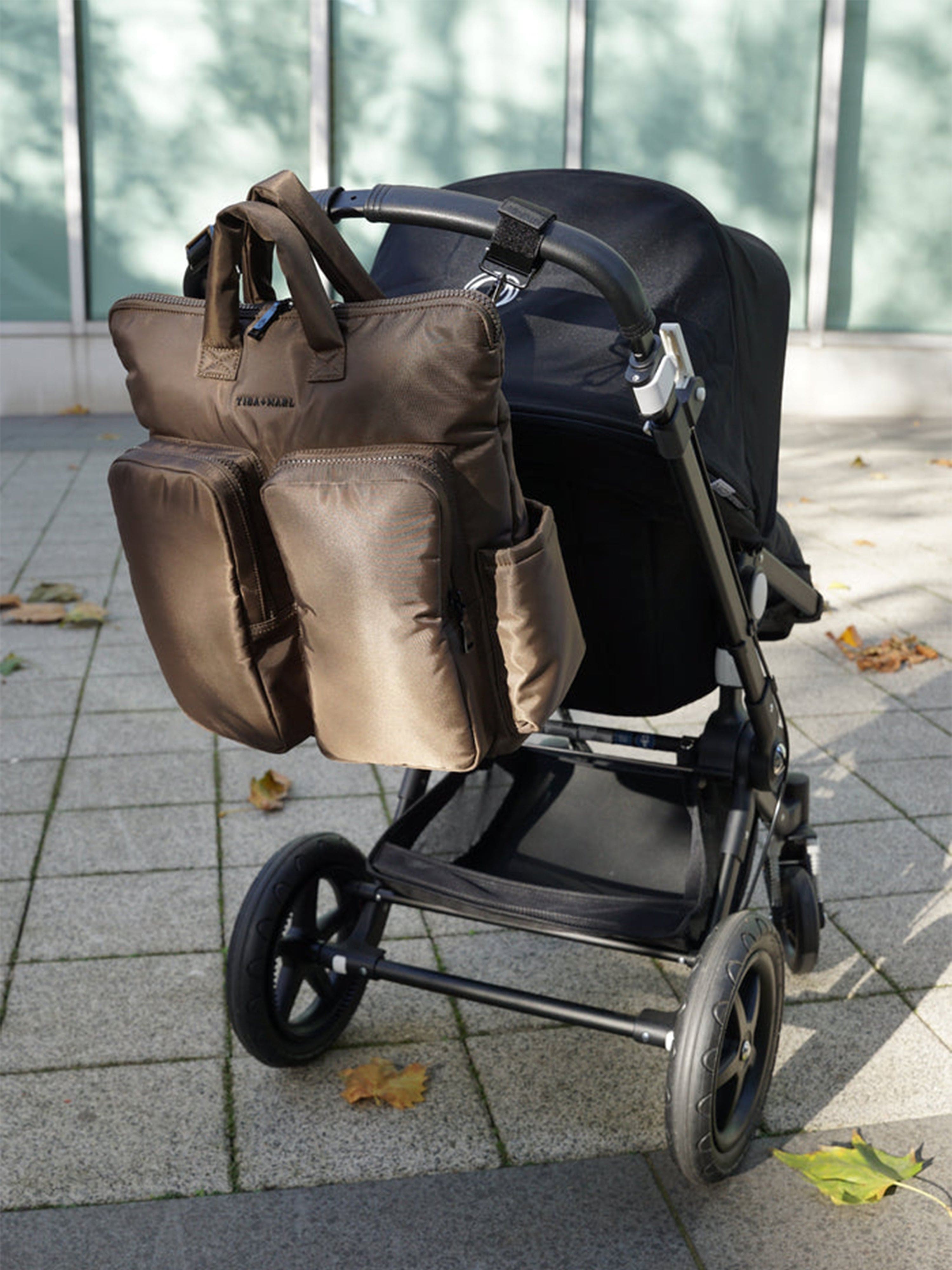 Baby Ozzy Changing Tote & Backpack - Brown Diaper Bag (34cm) for Newborns & Toddlers | Perfect for Travel, Daycare & On-the-Go Parents