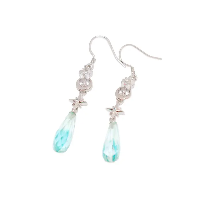 Skylar Crystal Drop Earrings for Women - Elegant Dangling Jewelry for Parties, Weddings & Evening Events | Hypoallergenic & Sparkling Gift Idea