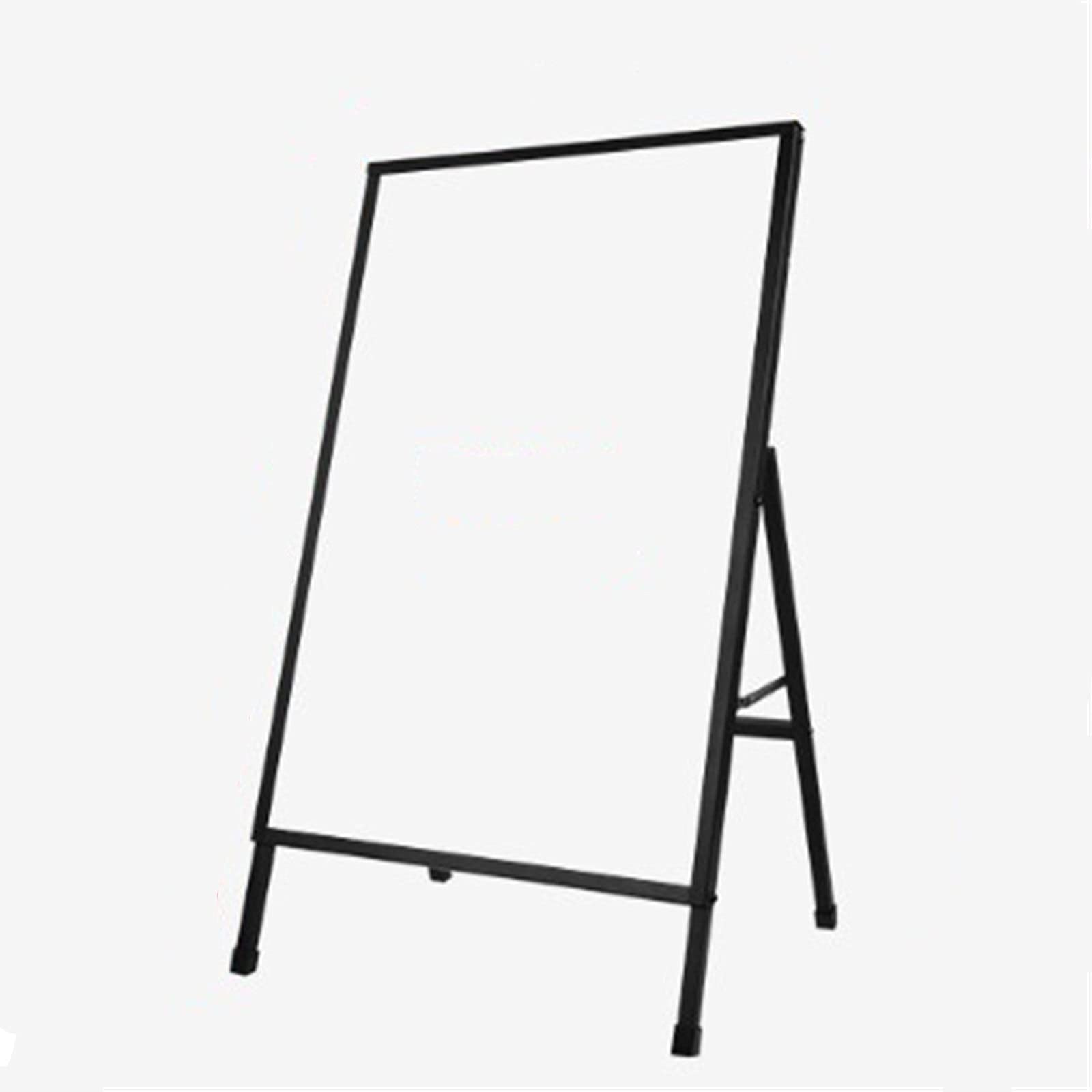 GRAEBA 60x90cm Black Vertical Floor Stand - Folding Poster Display Board for Outdoor Advertising, Recruitment, and Coffee Shop Promotions | Durable & Portable A-Frame Sign Holder for Events, Retail, and Business Marketing