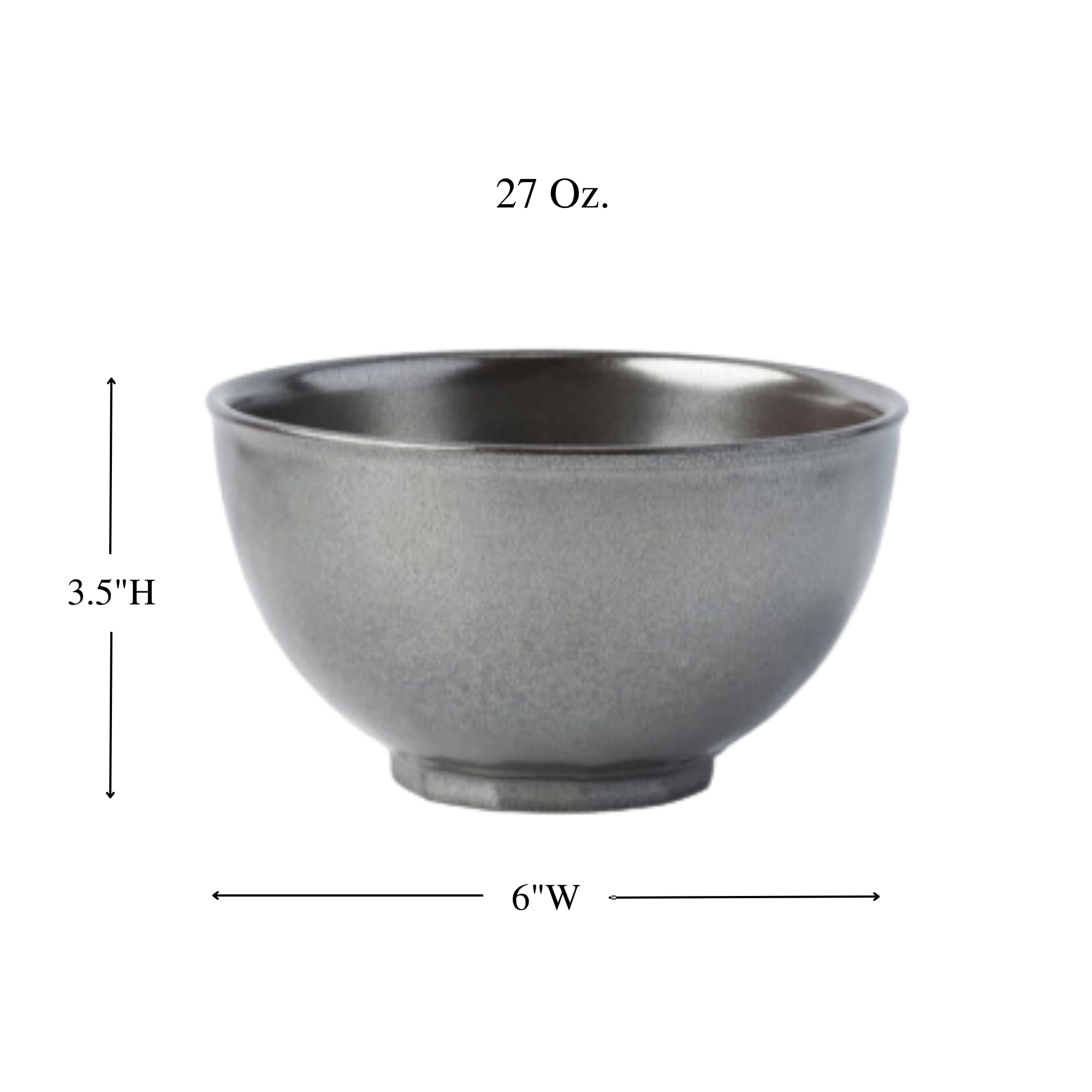 Juliska Pewter Stoneware 5-Piece Dinnerware Set - Elegant Table Setting for Fine Dining & Entertaining