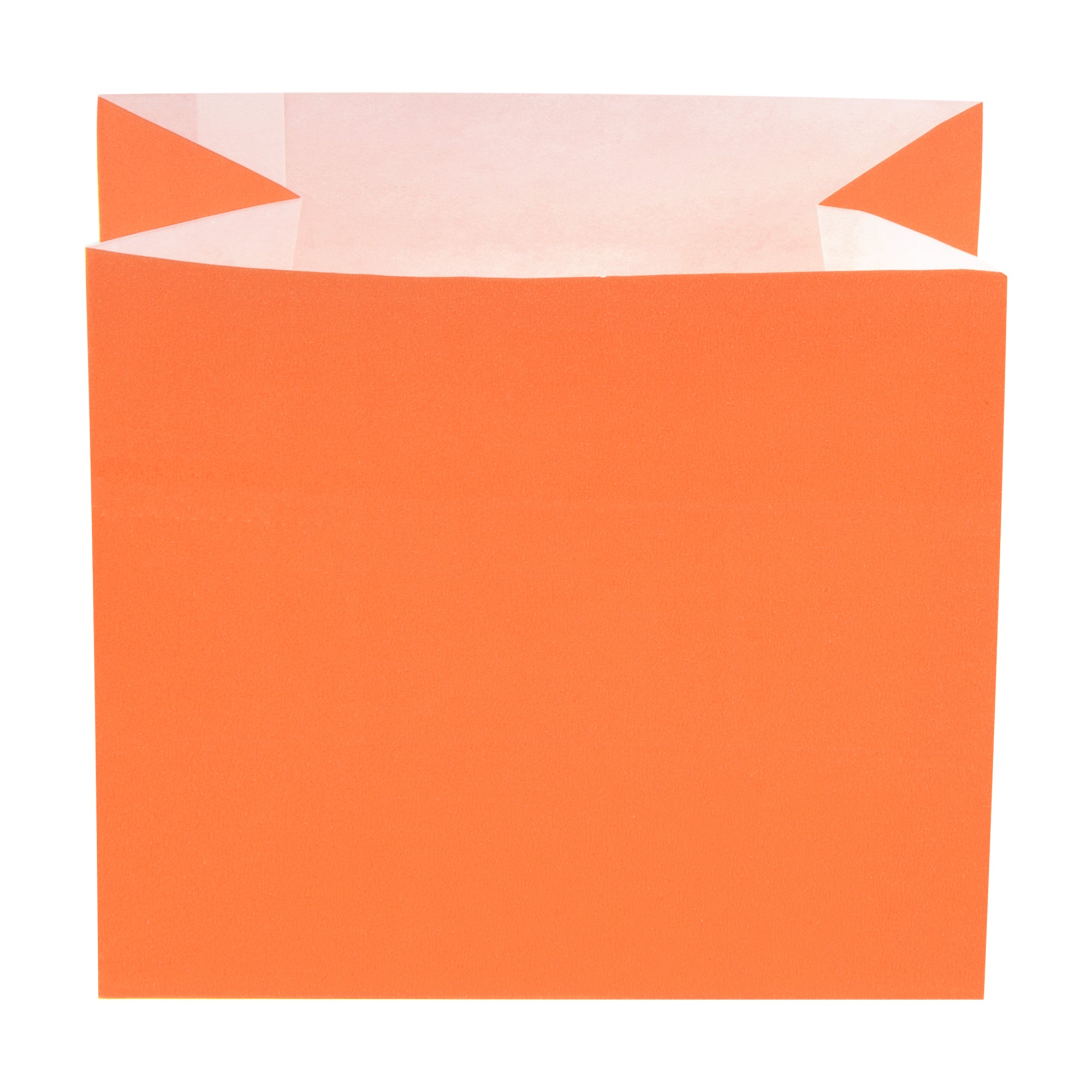 Eco-Friendly Orange Paper Snack Bags - 4.25