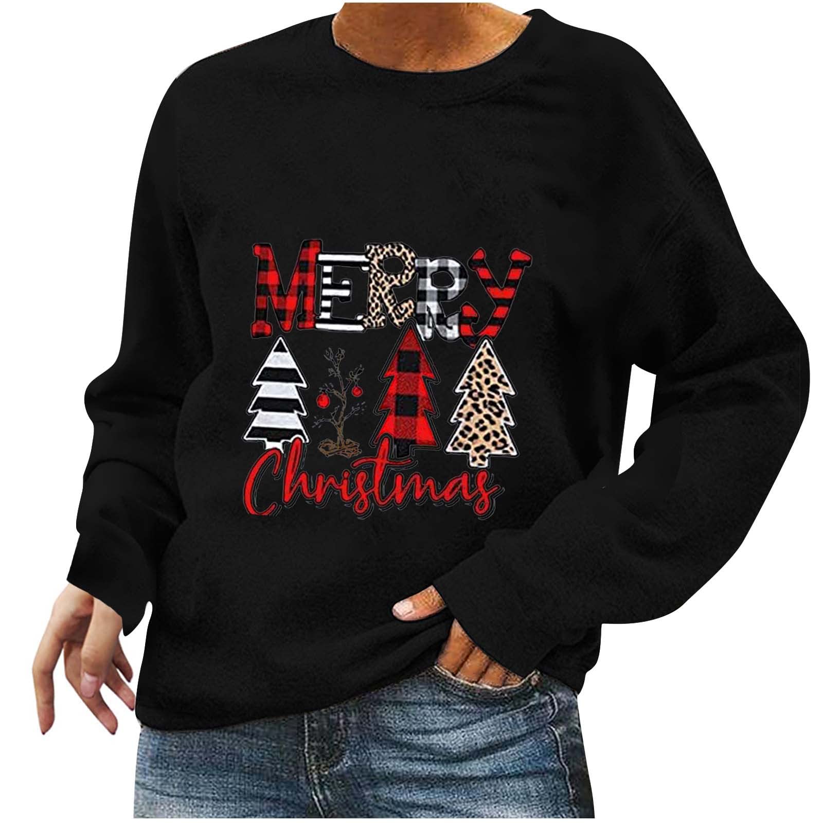 2022 Women's Long Sleeve T-Shirts - Elegant Casual Printed Blouses & Graphic Sweatshirts | Soft Comfortable Tops for Work, Dating & Everyday Wear