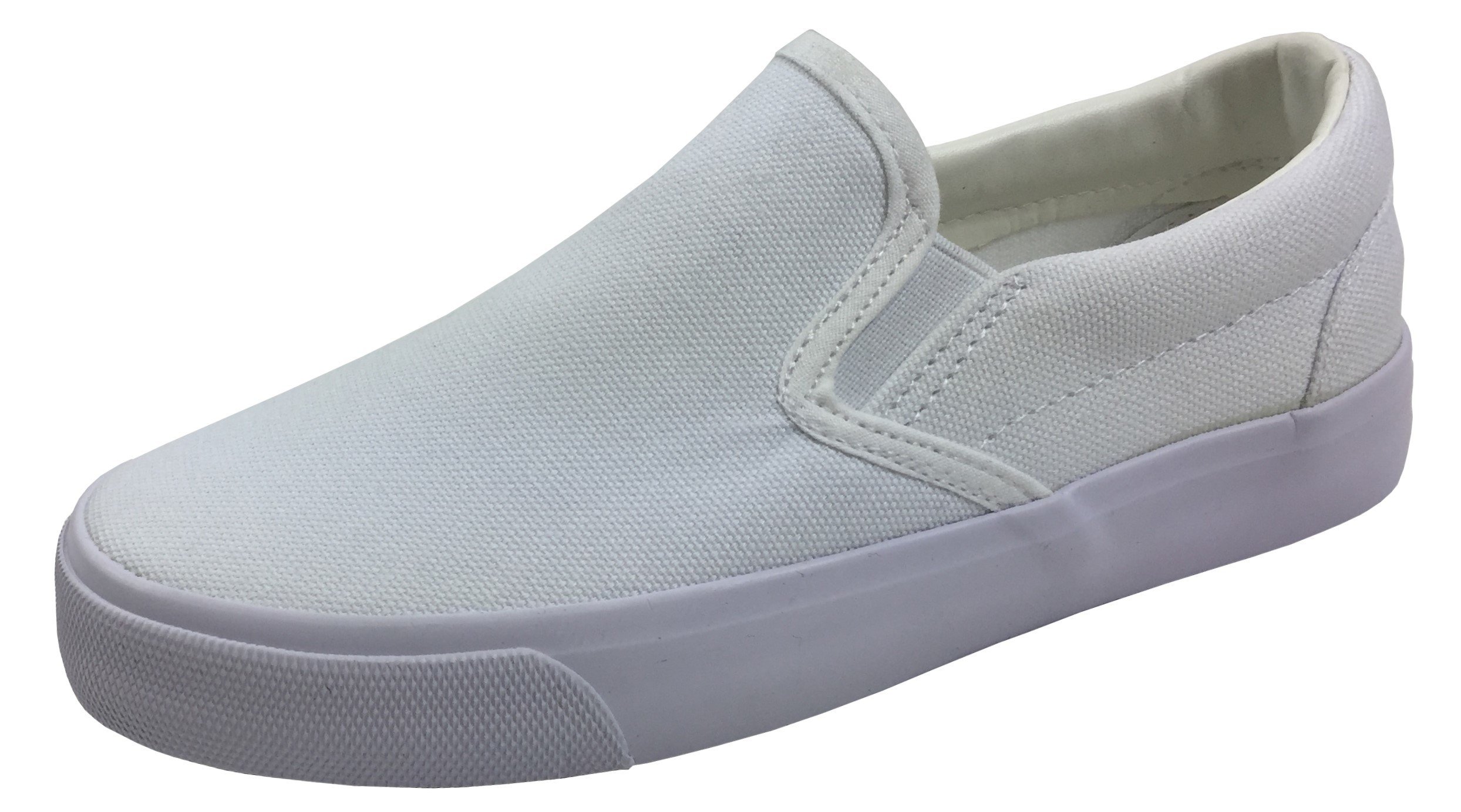 Kids' Classic Slip-On Canvas Sneakers - Comfortable Tennis Shoes for Boys & Girls | Perfect for School, Play & Everyday Wear