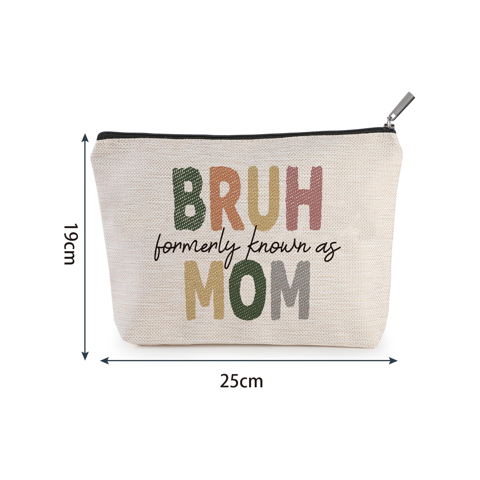 **Handmade Funny Makeup Bag for Mom - Unique Birthday & Mother's Day Gift from Daughter, Son or Kids | Perfect for Travel, Cosmetics & Daily Use**