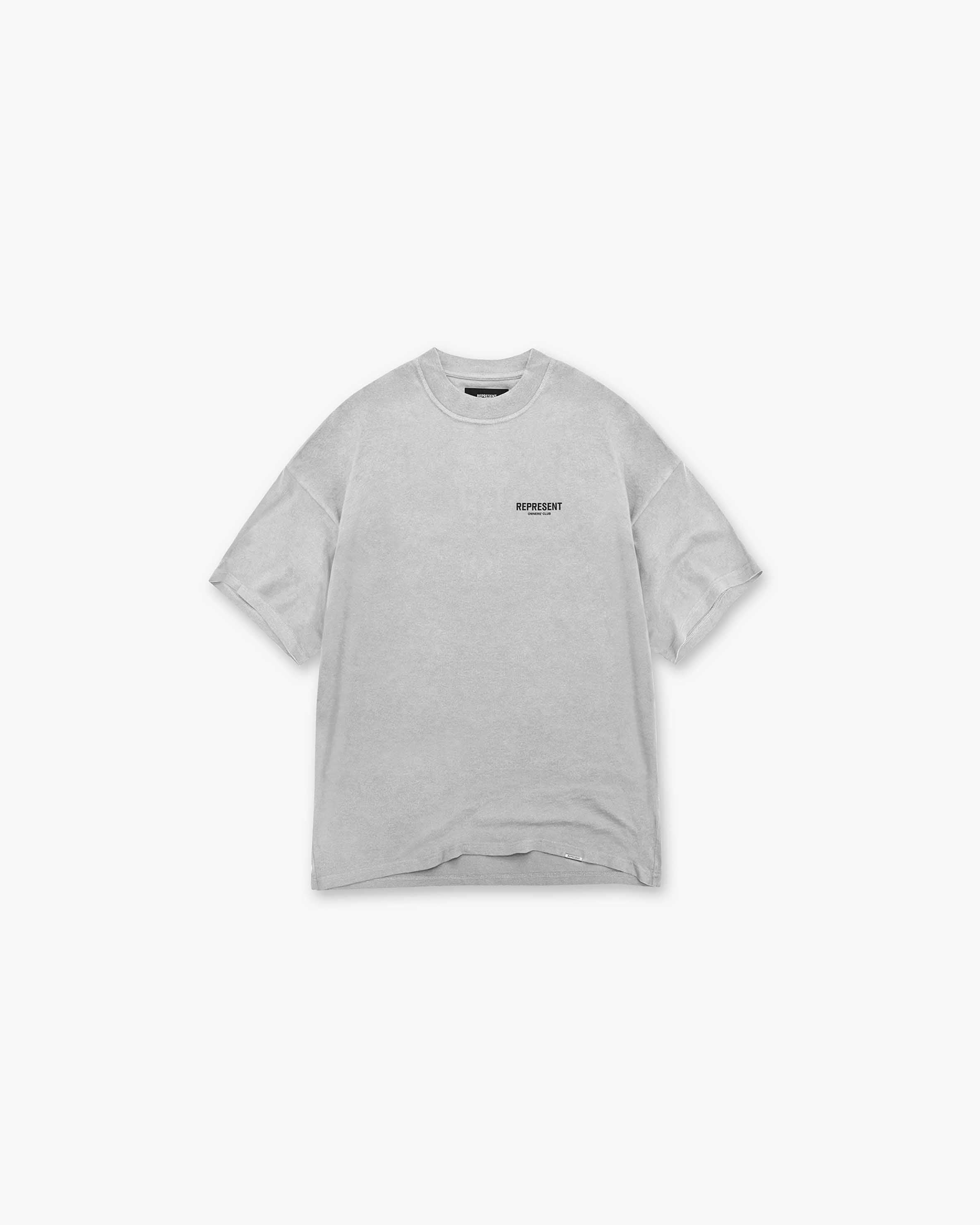 Represent Owners Club T-Shirt - Ash Grey | Premium Cotton Tee for Men & Women | Casual Wear, Street Style & Everyday Comfort