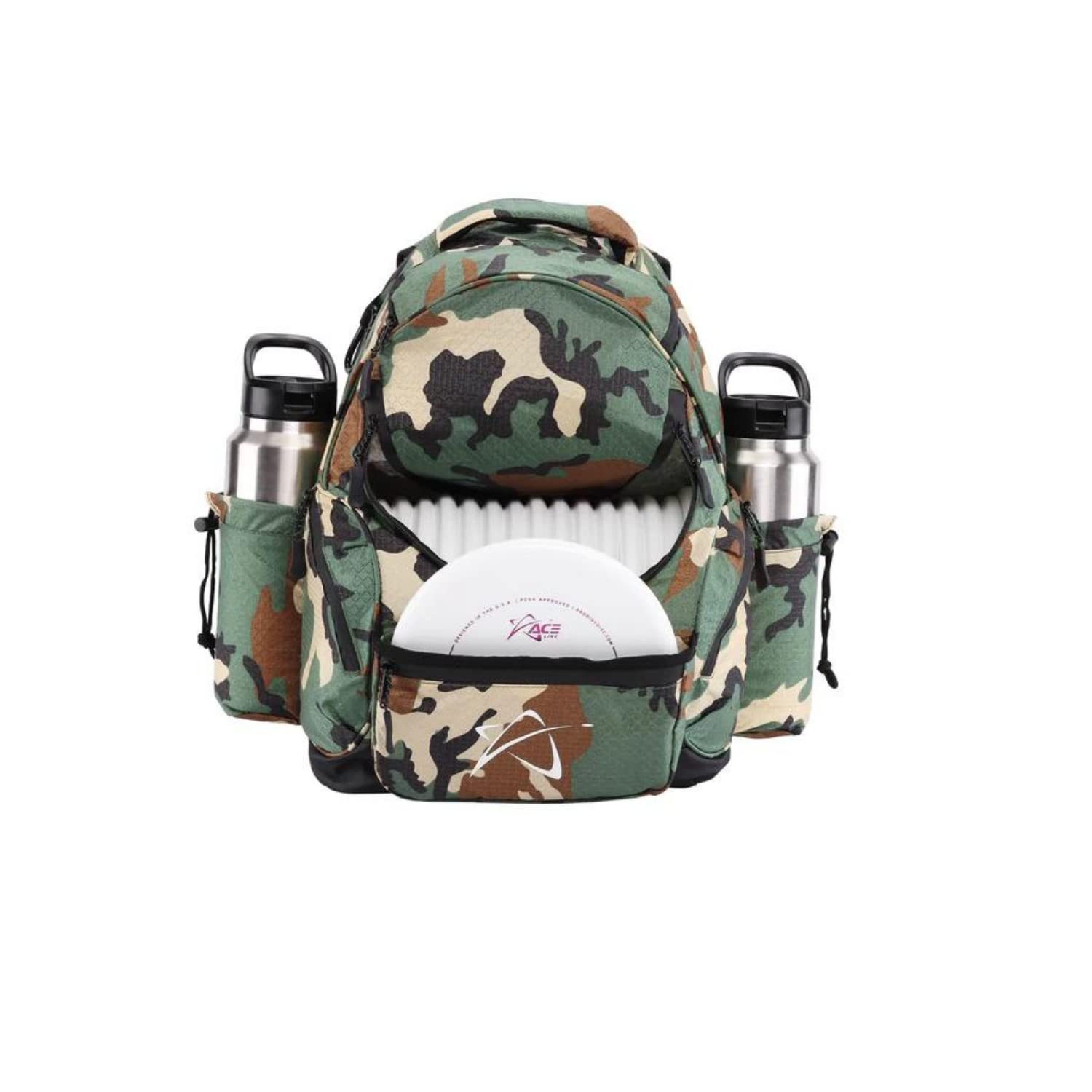 Prodigy Disc Golf BP-3 V3 Backpack - Lightweight Waterproof Disc Golf Bag Holds 17+ Discs with Extra Storage | Durable Tear-Resistant Design | Perfect for Beginners & Travel | Practice & Tournament Ready | Best Affordable Disc Golf Backpack for Casual Play & Professional Training