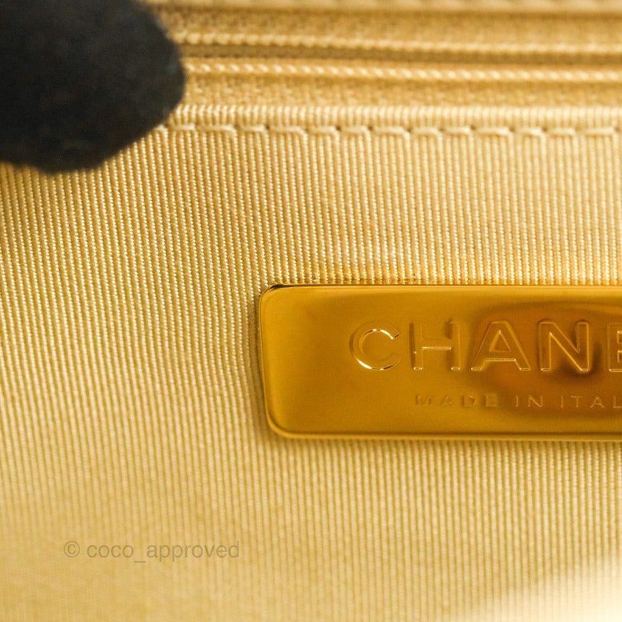 Chanel 19 Small Beige Goatskin Leather Bag with Mixed Gold & Silver Hardware - Luxury Shoulder Bag for Women, Perfect for Date Night & Special Occasions