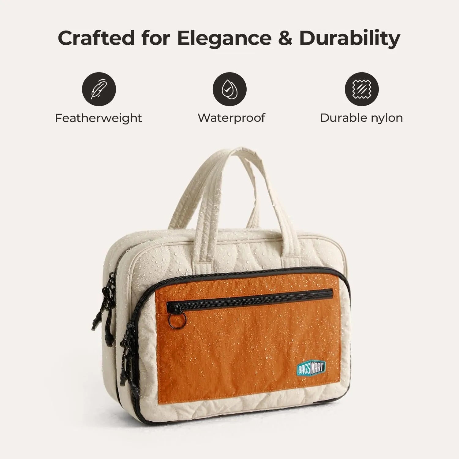 Paz Hanging Toiletry Bag for Travel - Waterproof Cosmetic Organizer with Multiple Pockets - Perfect for Bathroom, Camping & Gym Essentials Storage
