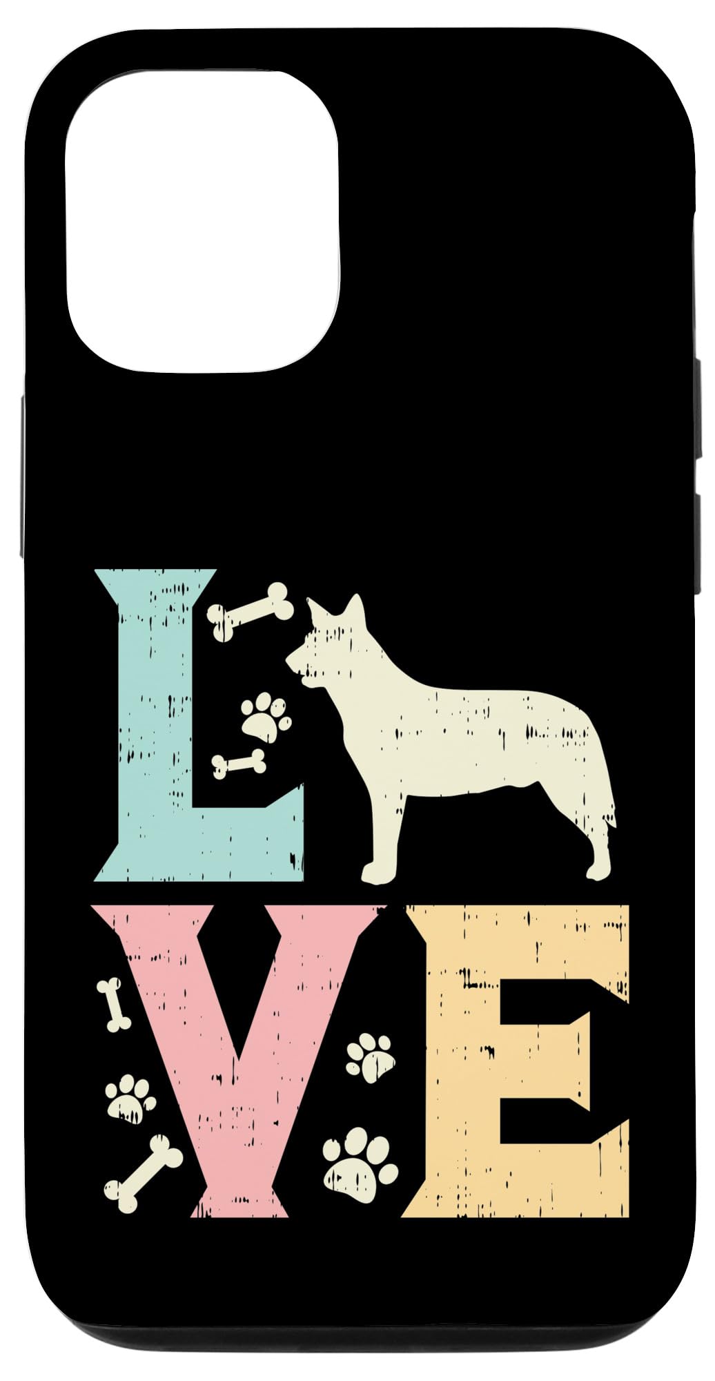 iPhone 12/12 Pro Case - Cute Blue & Red Heeler Cattle Dog Design, Perfect Gift for Women & Girls | Protective Phone Cover for Daily Use, Work & Travel