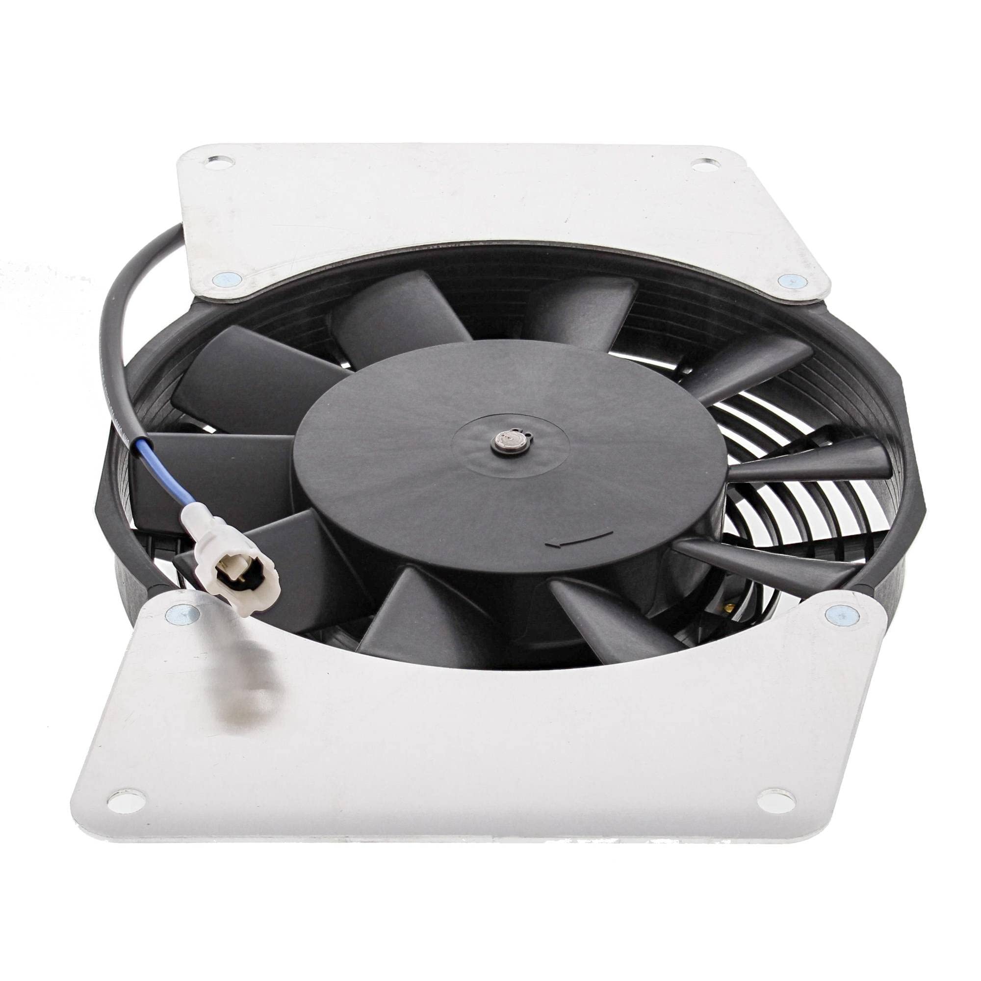 All Balls Racing Cooling Fan 70-1027 - Replacement for Yamaha YFM550 Grizzly 2009-2011 & YFM550 Grizzly EPS 2009-2011, YFM700 Grizzly 2007-2011 - ATV Cooling System Upgrade for Off-Road & Trail Riding