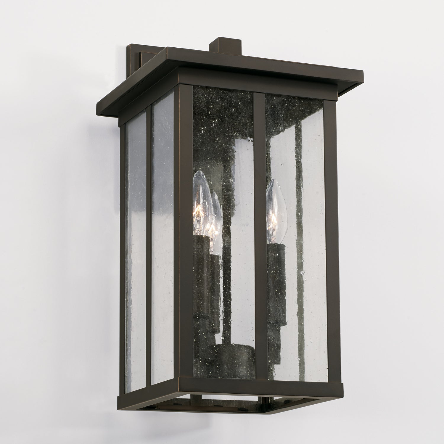 Capital Lighting Three Light Outdoor Wall Lantern - Durable Weatherproof Exterior Sconce for Porch, Patio & Garden Lighting | Perfect for Home & Commercial Outdoor Spaces