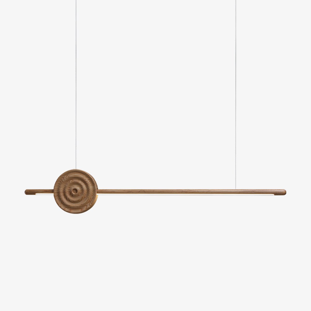 Handcrafted Wooden Erhu Chandelier - Traditional Chinese Musical Instrument Inspired Lighting Fixture for Living Room, Dining Room, or Bedroom Decor