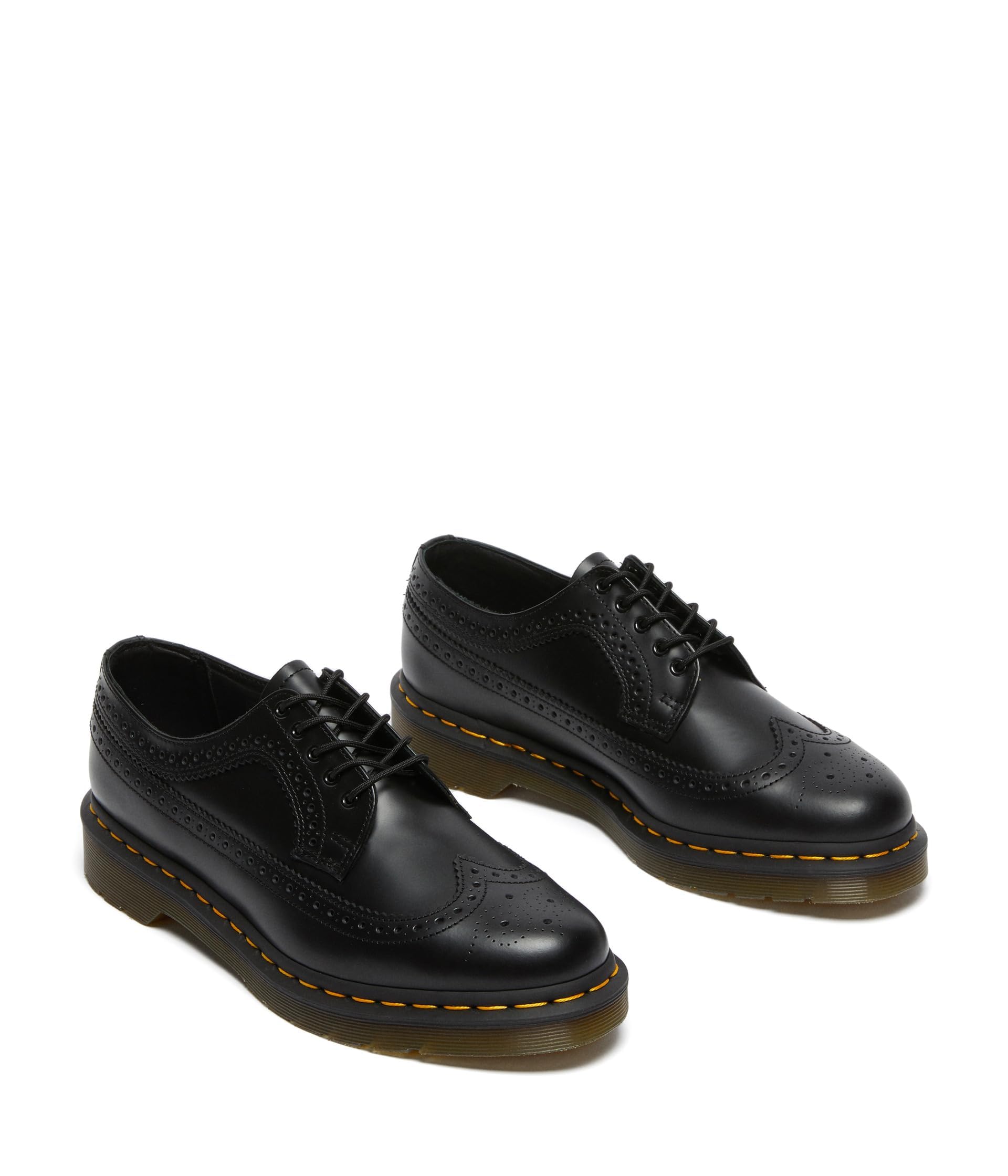 Dr. Martens Men's Classic Lace-Up Brogue Leather Loafers - Stylish & Comfortable Dress Shoes for Work, Casual & Formal Occasions