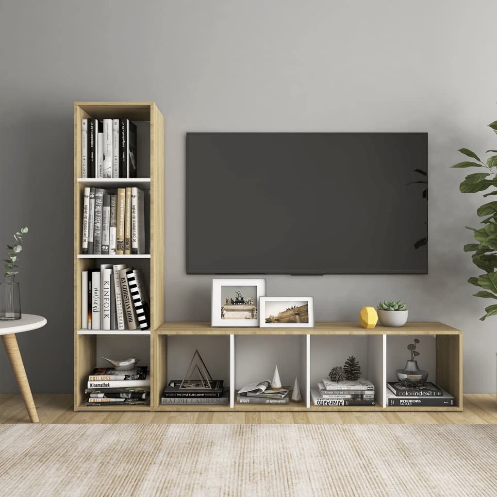 Modern TV Stand with Storage - 56