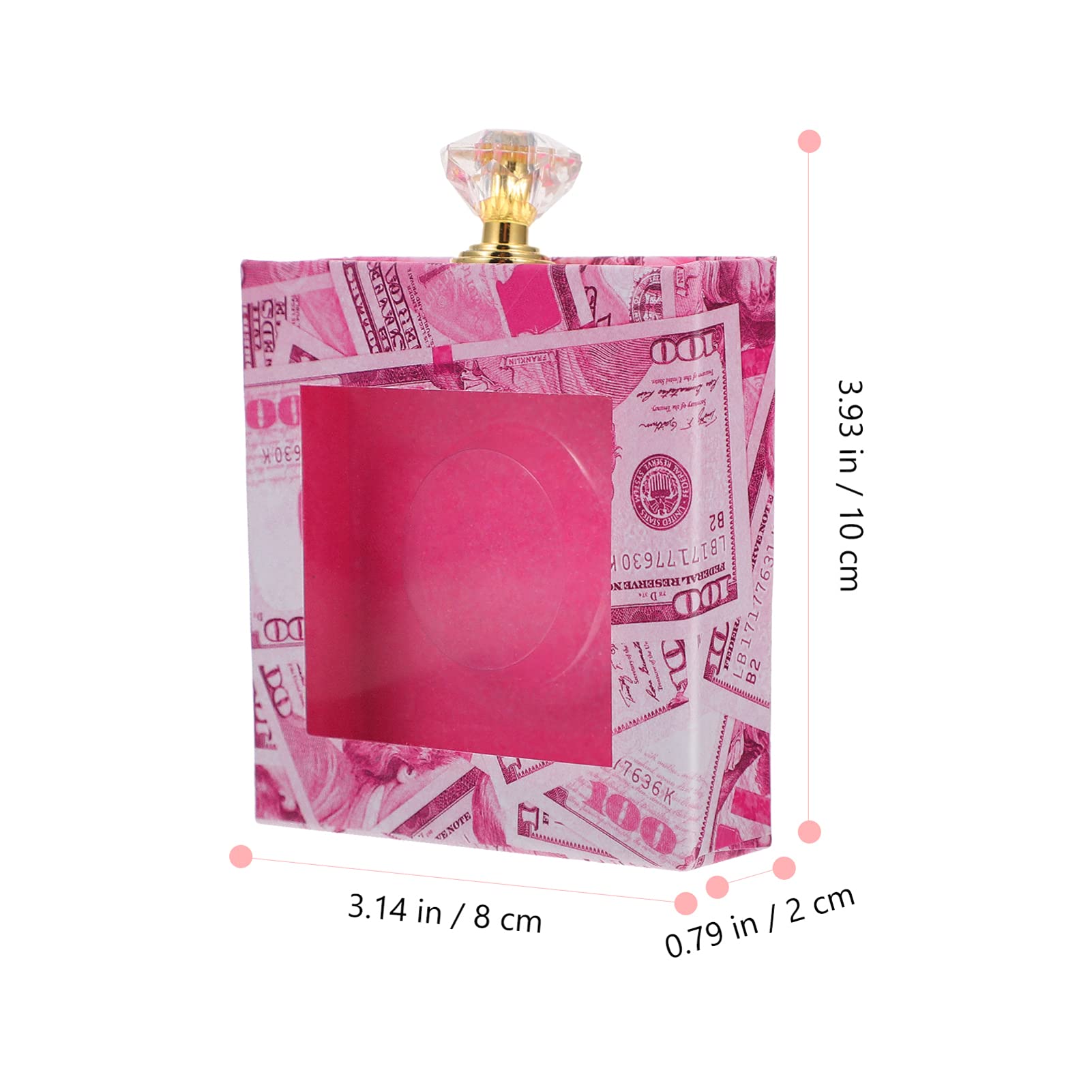 Beaupretty Empty Eyelash Packaging Box - Drawer Style Square Lash Case with Handle for False Eyelash Storage & Display - Perfect for Salon, Retail Store, and Makeup Artist Organization
