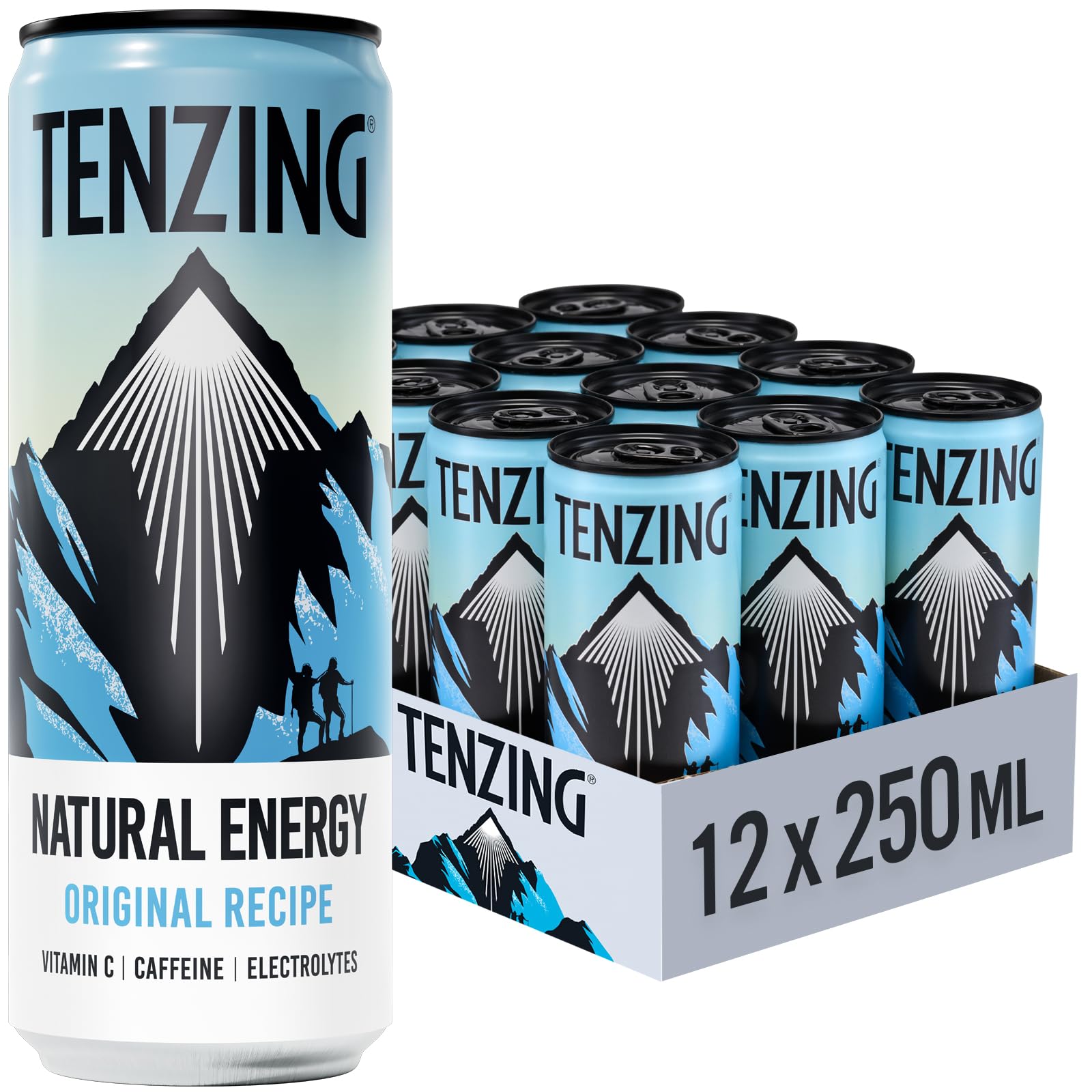 Vifycim Natural Plant-Based Energy Drink - 12 Pack (250ml Each) | Boost Focus & Stamina for Workouts, Study & Daily Energy