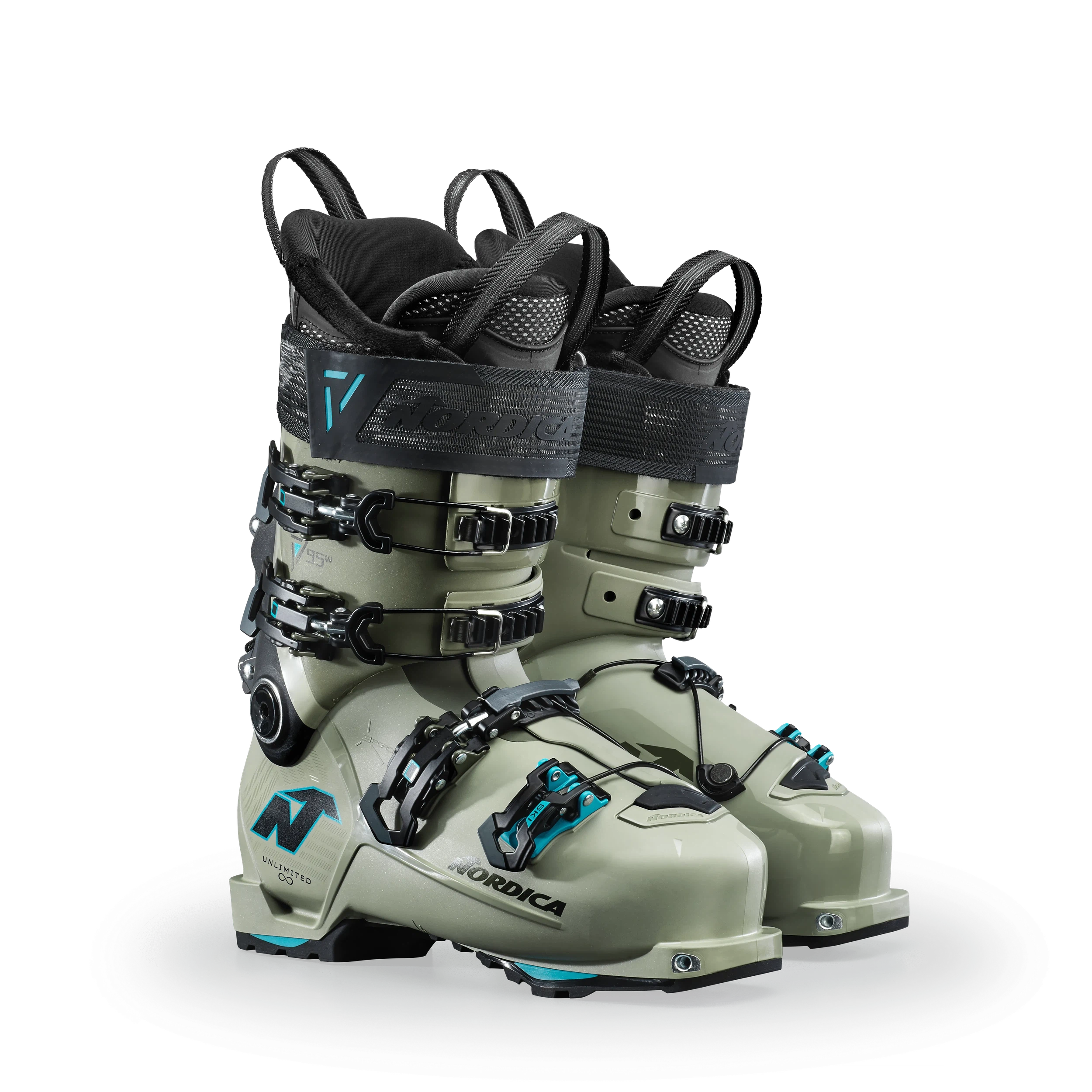 Nordica Unlimited 95 W DYN Ski Boots 2025 - Women's All-Mountain Ski Boots for Performance & Comfort | Perfect for Alpine Skiing & Freeride Adventures