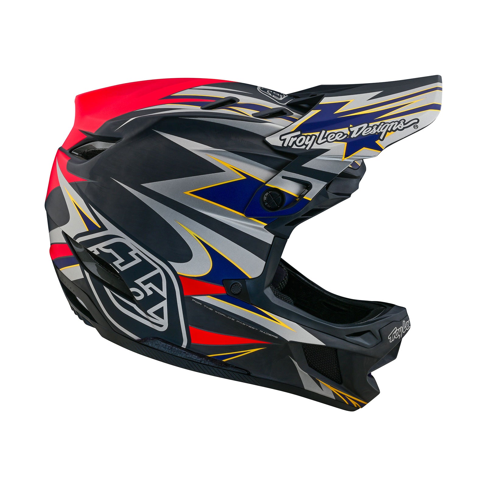 D4 Carbon Fiber Motorcycle Helmet - Lightweight & DOT Certified - Inferno Gray - Perfect for Racing & Street Riding
