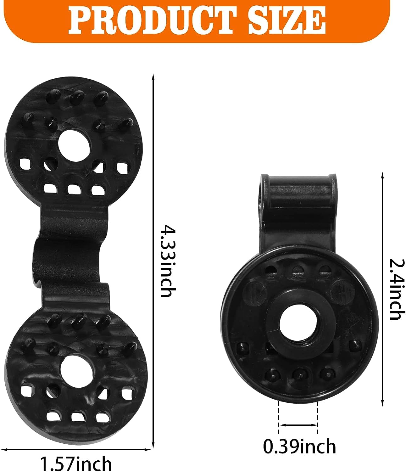 Shade Cloth Heavy Duty Lock Grip Clips, Tarp Clips, Fixed Clips for Shade Cloth (50pcs) - Ideal for Garden, Greenhouse, and Outdoor Canopy Securing