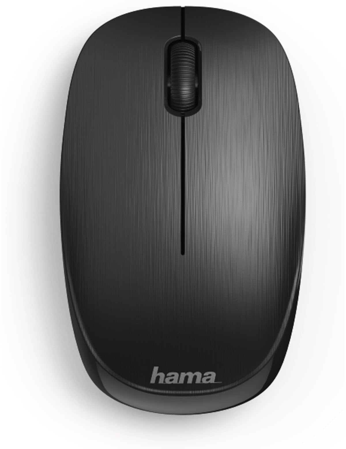 Hama MW-110 Wireless Optical Mouse - 3 Button Ergonomic Computer Mouse (Black) | Perfect for Office, Gaming & Home Use