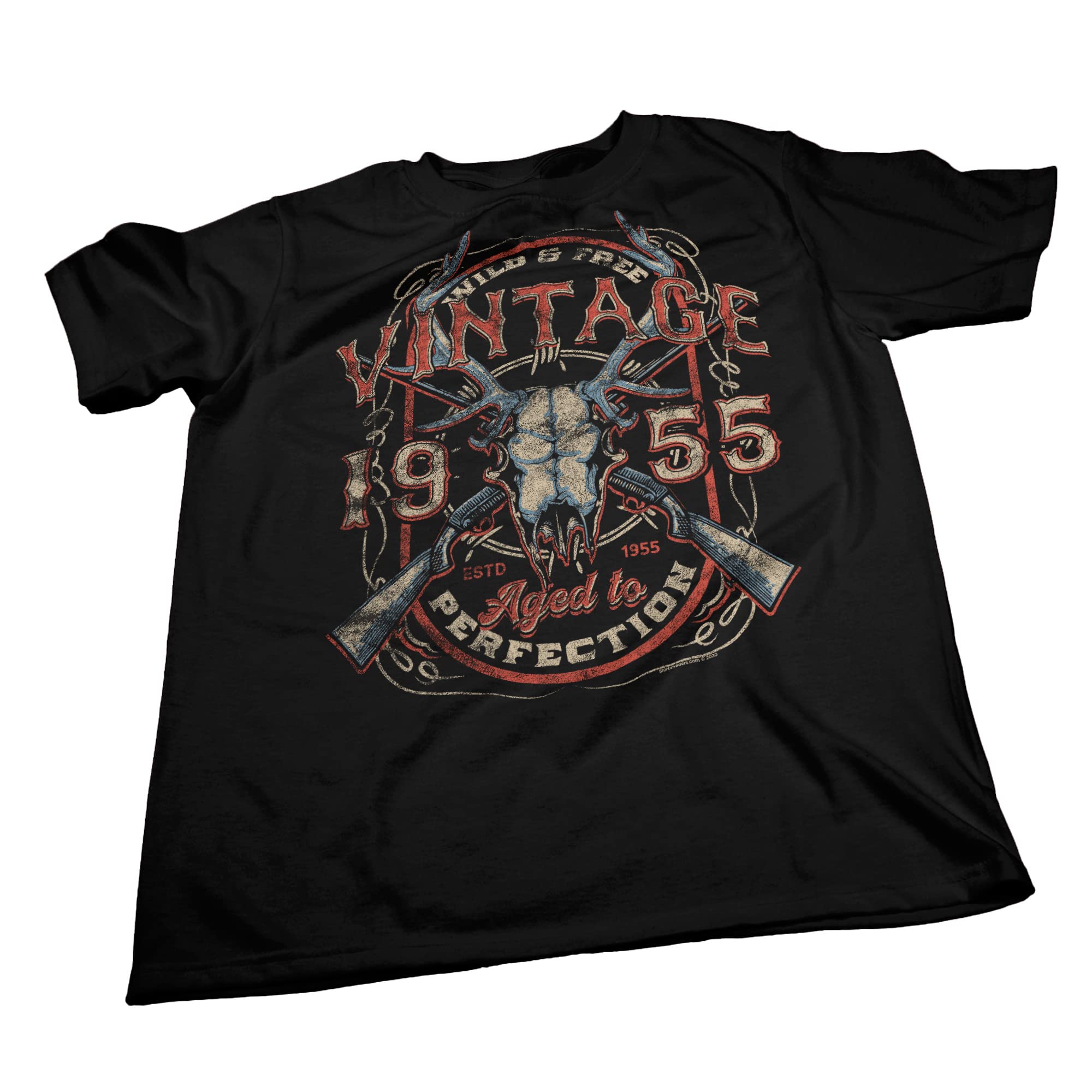 Vintage Deer Skull 1955 Aged to Perfection - Unique 70th Birthday Gift for Men - Perfect for 70th Birthday Party & Hunting Enthusiasts