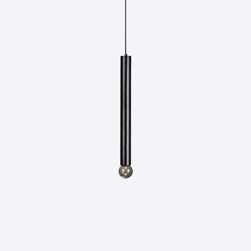 60 LED Tubular Pendant Light - Modern Linear Hanging Fixture for Kitchen Island, Dining Room & Office Lighting