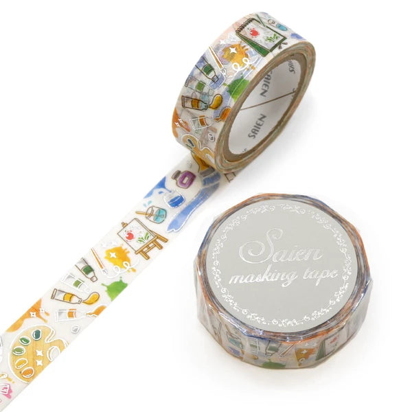 Premium Japanese Washi Tape Set - 30 Rolls Decorative Masking Tape for Scrapbooking, Bullet Journaling, DIY Crafts - Perfect for Gift Wrapping, Planner Decor, and Home Office Organization