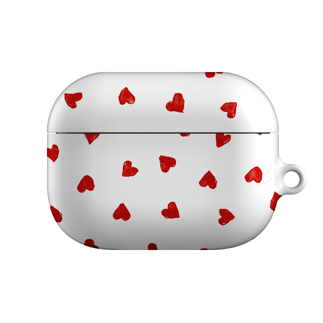 Cute Love Hearts AirPods Pro Case Cover - Shockproof Protective Silicone Sleeve for Apple AirPods Pro (1st/2nd Gen) - Perfect Gift for Valentine's Day, Anniversary & Everyday Use