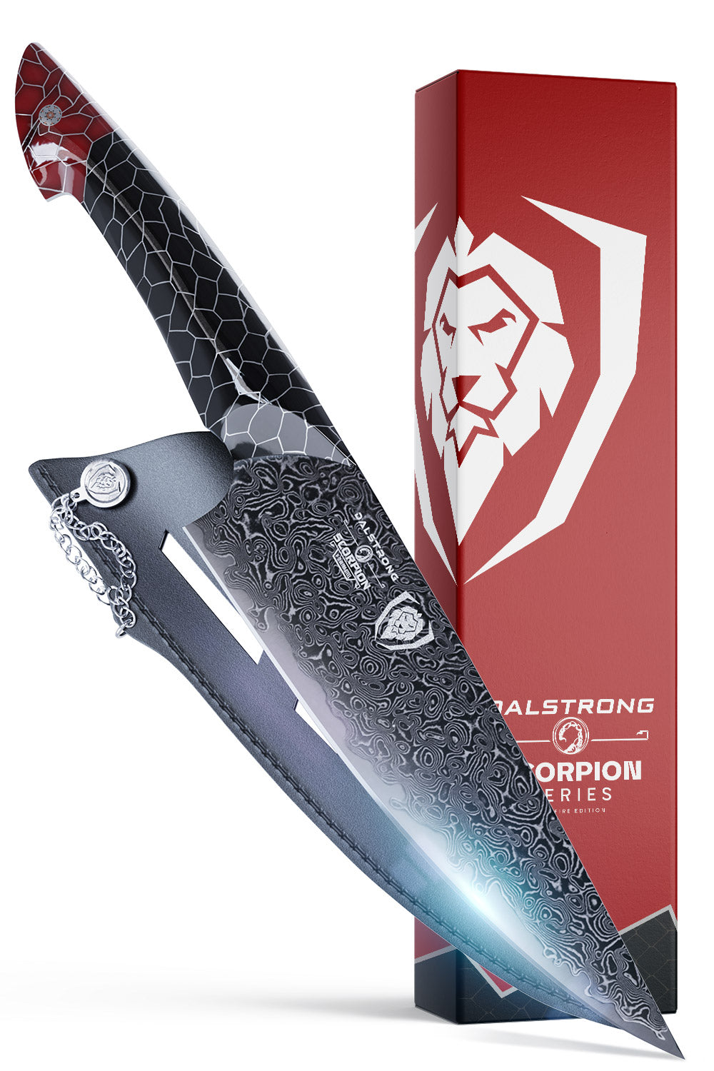 Premium 8-Inch Chef's Knife - Scorpion Series by Dalstrong | High-Carbon German Steel | Razor Sharp Blade for Professional Cooking & Food Prep | Perfect for Home Chefs & Culinary Enthusiasts