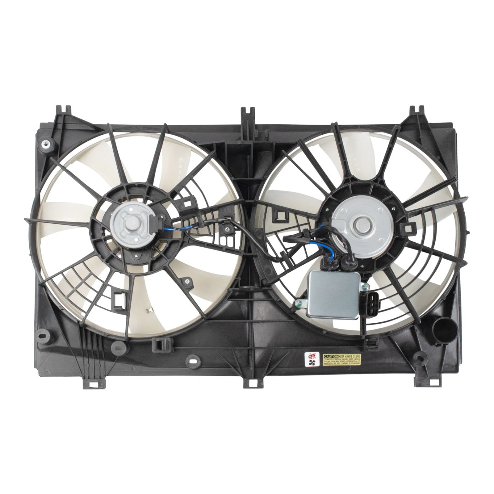 High Performance Radiator Dual Cooling Fan Assembly for 2015-2019 Lexus GS200t GS300 GS350 RC200t RC300 RC350 - Direct Replacement Part LX3115146 - Perfect for Summer Driving & Heavy Traffic Conditions