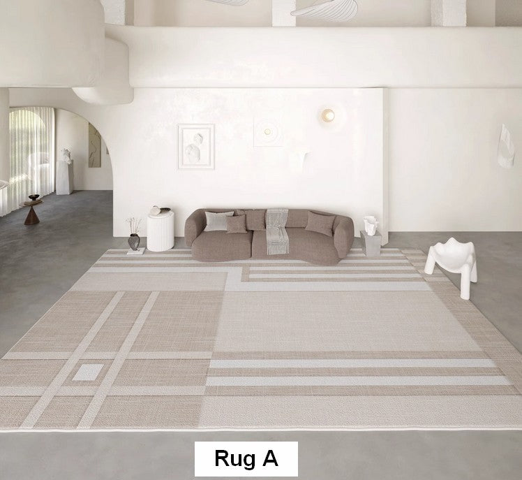 Modern Geometric Area Rugs for Living Room, Dining Room & Bedroom - Contemporary Home Decor & Interior Design Ideas - Perfect for Cozy Spaces, Office Decor & Airbnb Styling