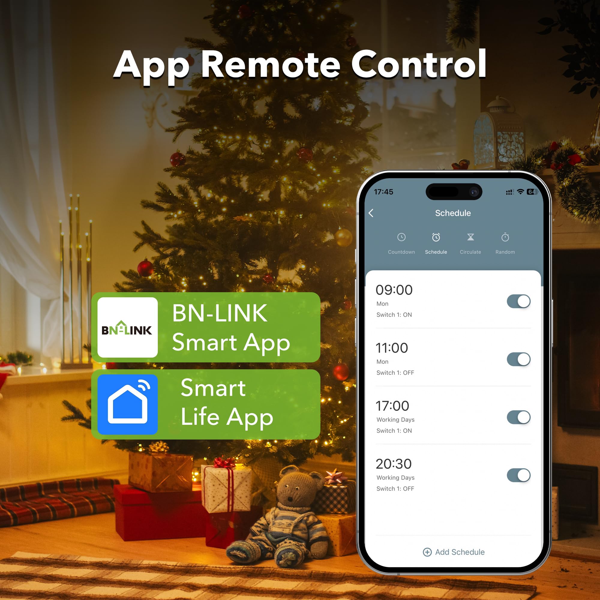 BN-LINK WiFi Heavy Duty Smart Plug Outlet (3 Pack) - No Hub Required, Works with Alexa & Google Assistant, 2.4GHz Only, Timer Function - Perfect for Home Automation, Smart Lighting & Appliance Control