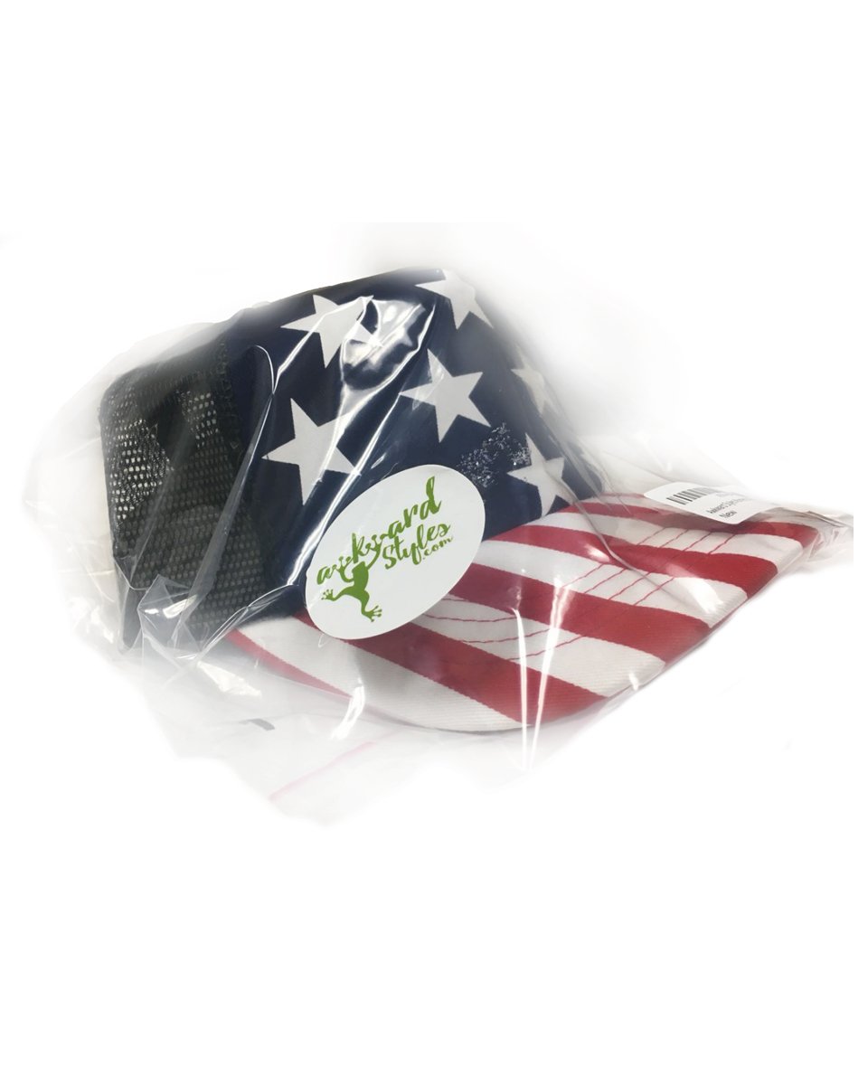 USA Flag Trucker Hat for Men & Women - Patriotic American Baseball Cap for 4th of July, Independence Day, BBQ Parties & Outdoor Events - Adjustable Snapback Design