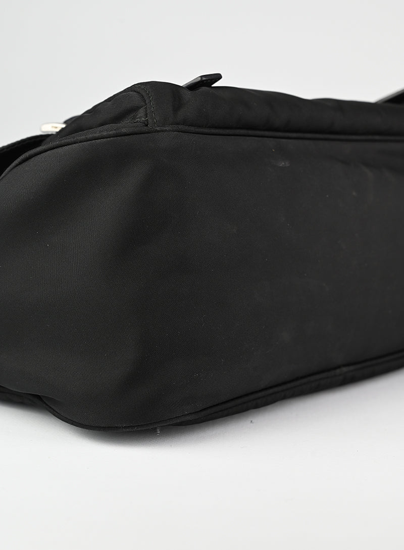 Prada Black Nylon Shoulder Bag for Women - Stylish & Durable Office Work Tote for Business & Travel