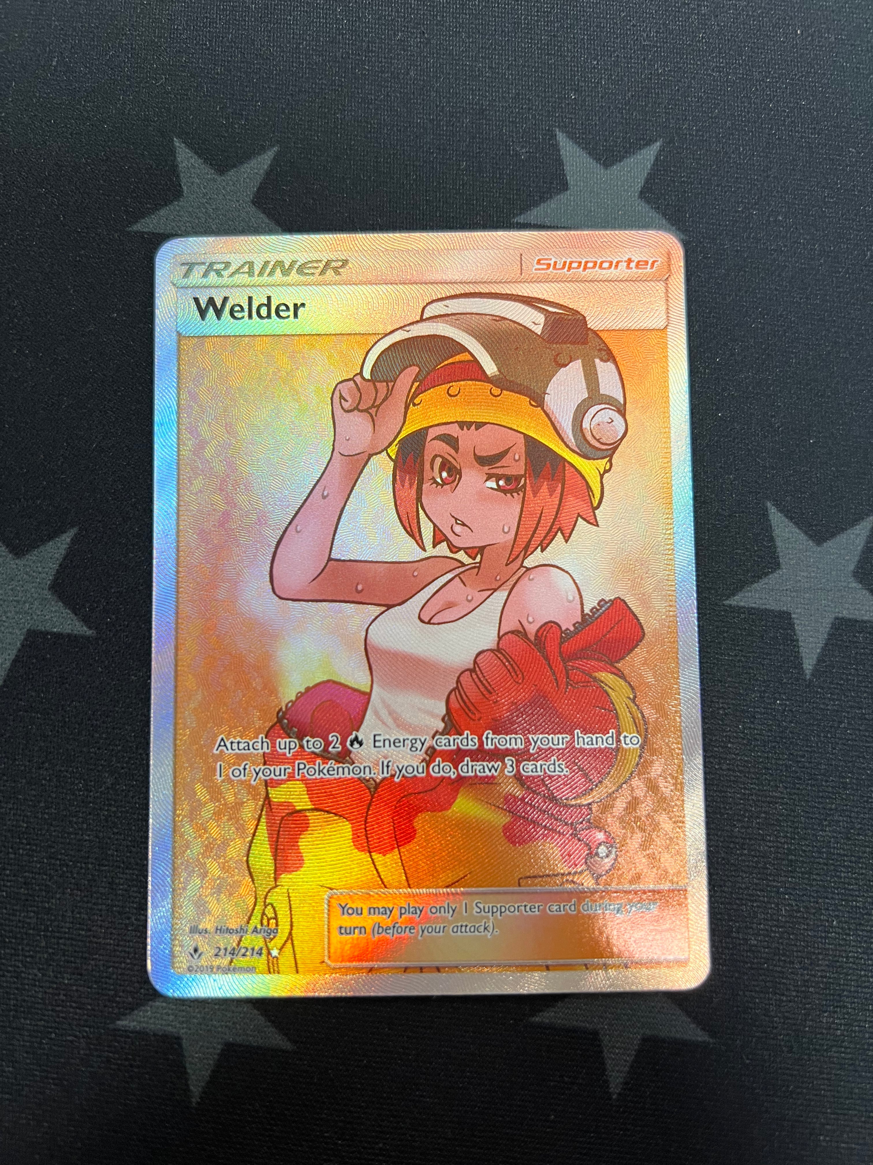 2019 Pokemon Welder Sun and Moon Unbroken Bonds 214/214 (LP) - Rare Trading Card for Collectors & Players - Perfect for Tournaments, Gifts, and Pokemon TCG Battles