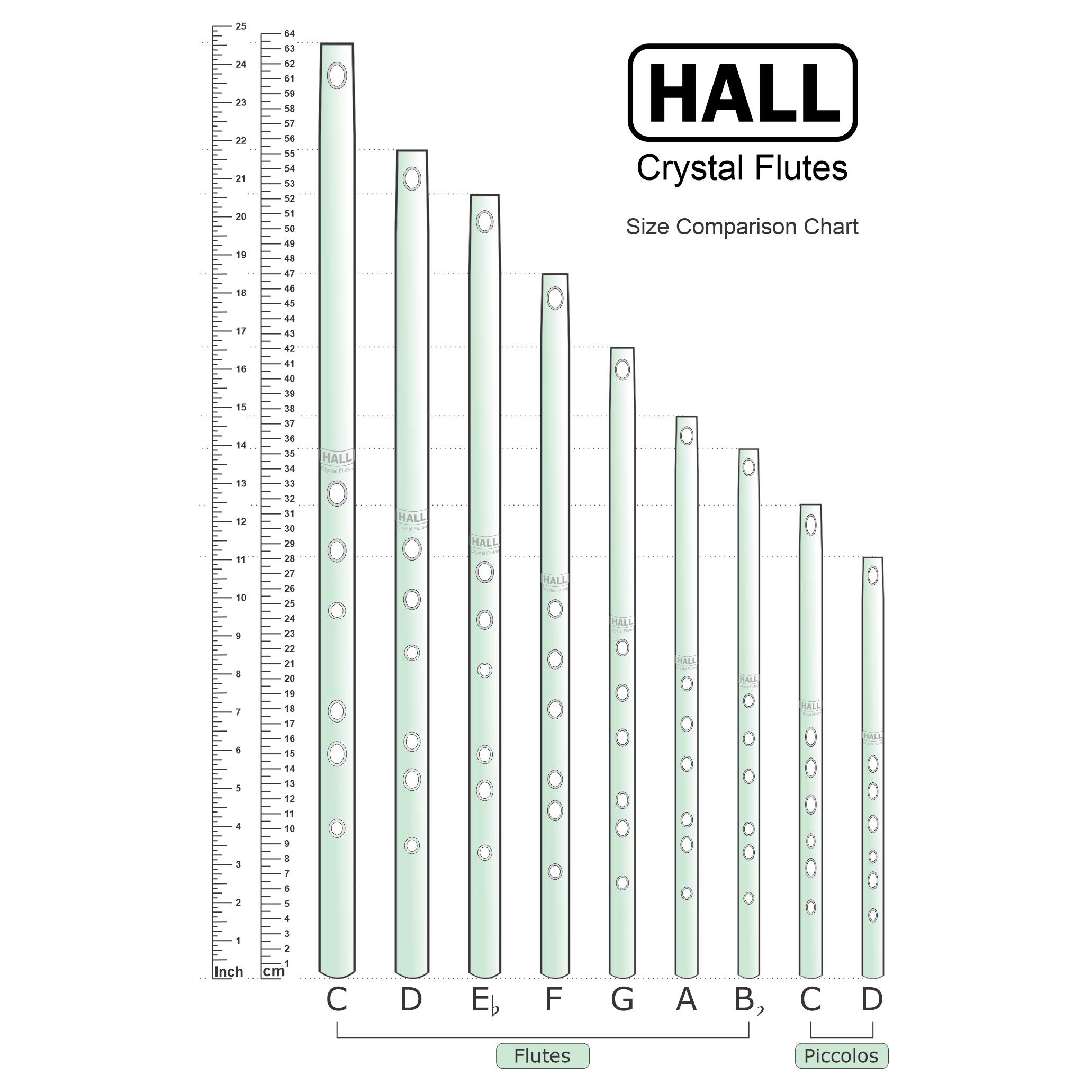 Hall Crystal Flute 22202 - Professional D Key Offset Glass Flute for Classical & Jazz Performance - Perfect for Concerts, Studio Recording & Gift Giving