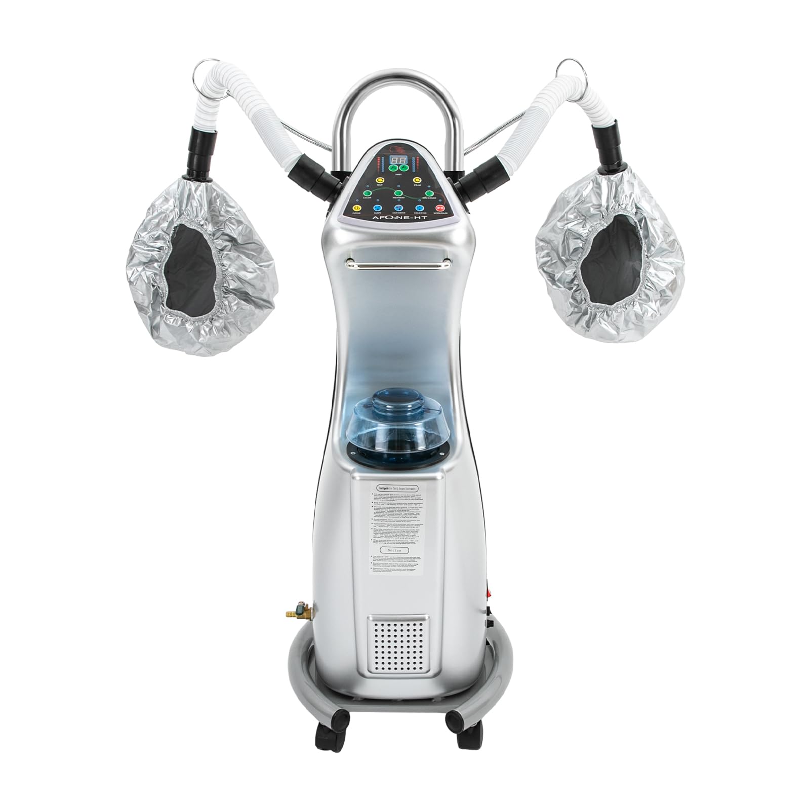 7 in 1 Professional Salon Stand Hair Steamer - 650W Hooded Hair Dryer with Wheels - Multifunctional Hair Color Processor & Treatment Machine for Salon & SPA - Perfect for Deep Conditioning, Keratin Treatments & Scalp Therapy