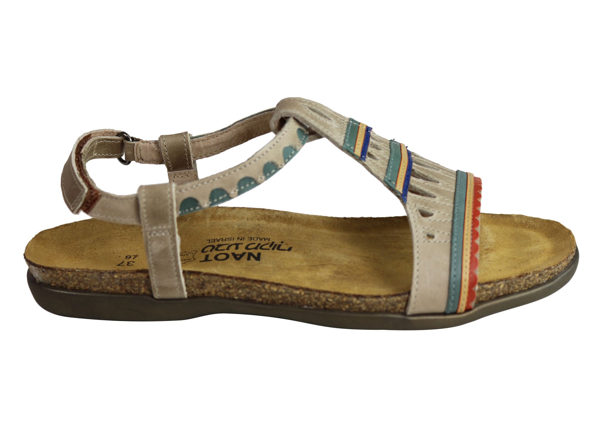 Naot Odelia Women's Comfortable Cushioned Supportive Leather Flat Sandals - Perfect for Walking, Travel & Summer Outfits