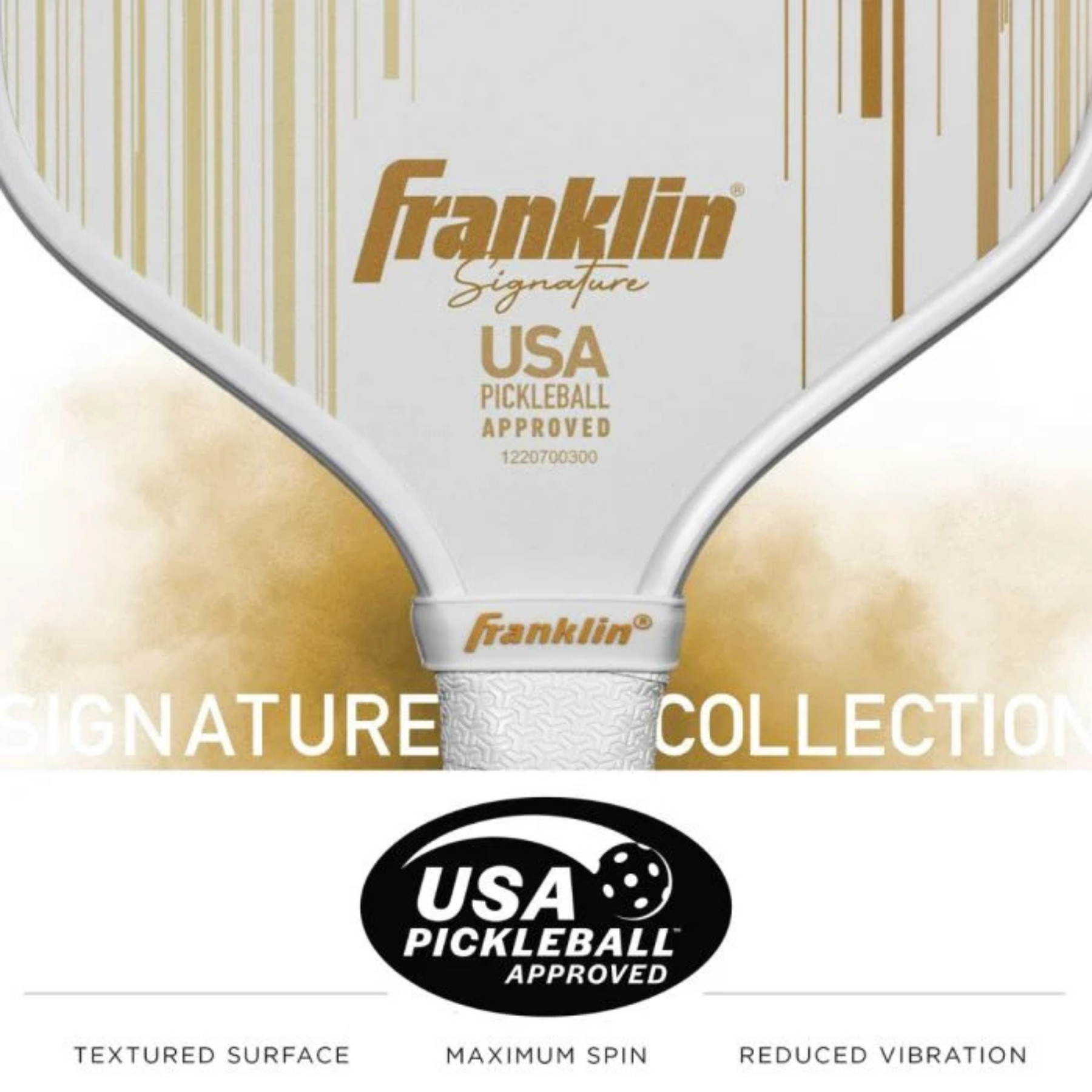 Franklin Signature Series 16mm Black Pickleball Paddle - Premium Carbon Fiber Face with Cushion Grip - Perfect for Competitive Play & Outdoor Recreation
