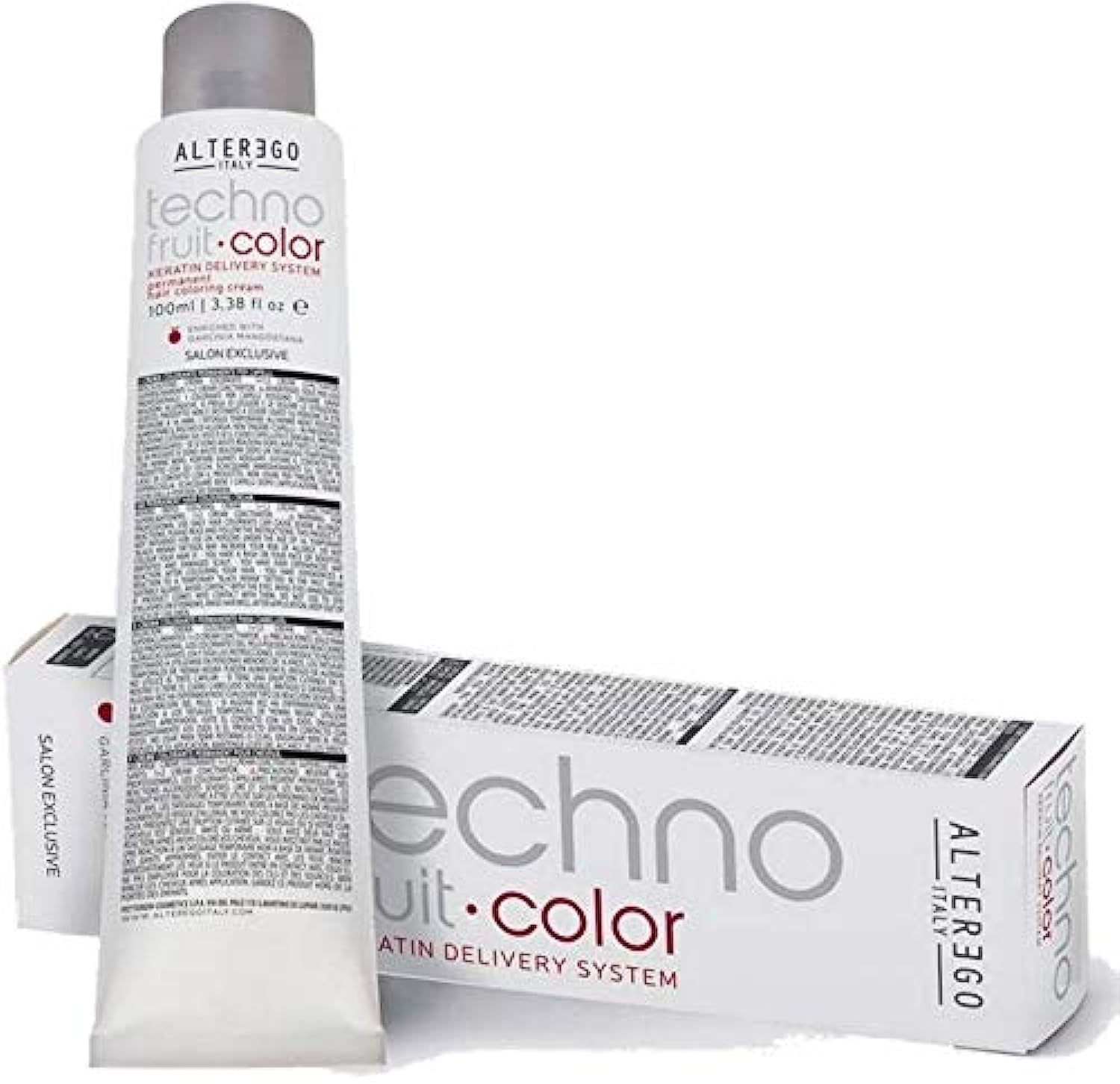 Techno Fruit Color AlterEgo 6/0 Dark Blonde Hair Dye - 100ml Semi-Permanent Hair Color for Natural Highlights & Salon-Quality Results at Home | Perfect for Brunettes Wanting Warmer Tones