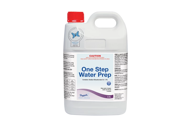 Poppits One Step Water Prep Kit - Fast & Easy Water Preparation for Camping, Hiking, and Emergency Survival