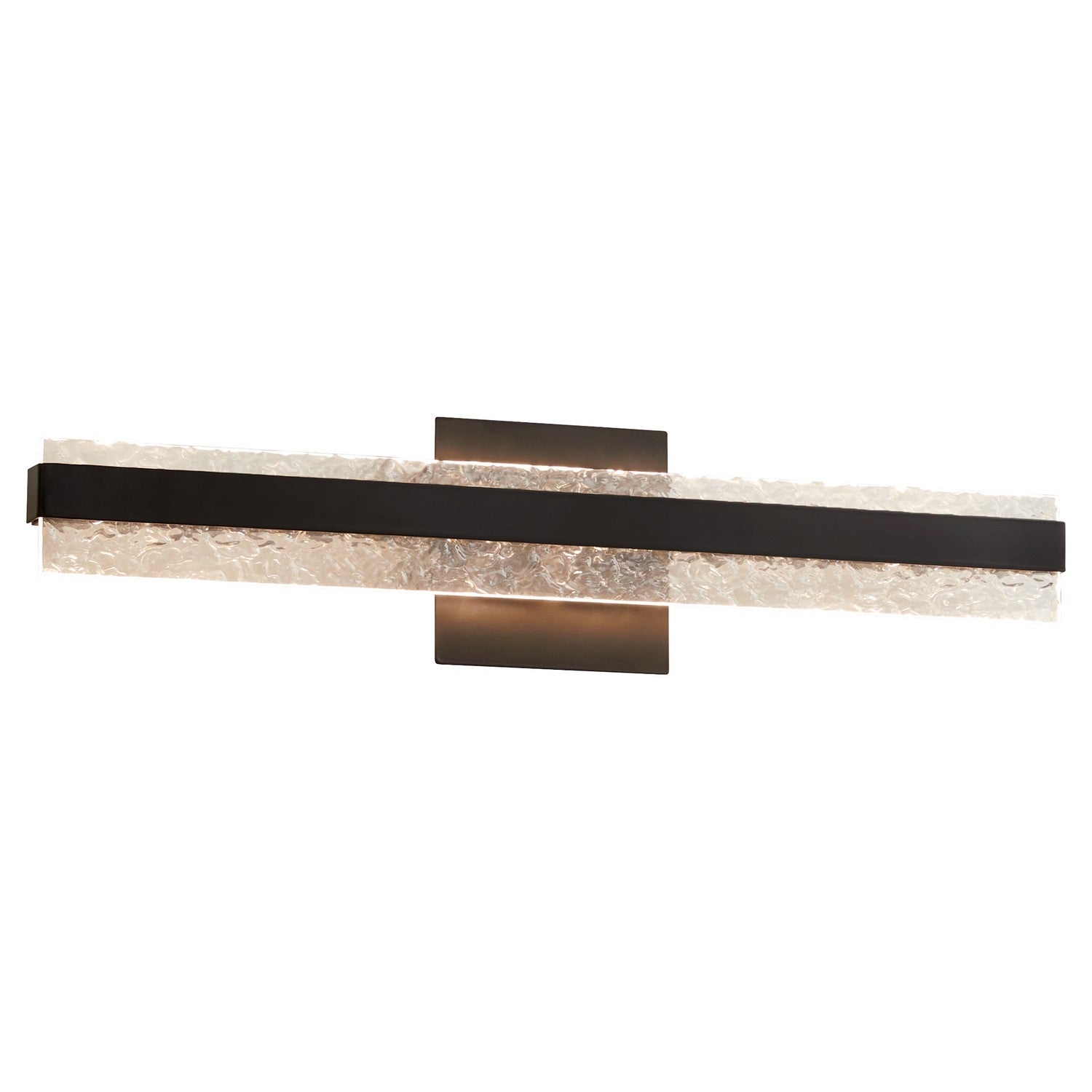 Oxygen Antares 3 5004 15 Bath Vanity Light - 24 Inch Wide Black Bathroom Lighting Fixture for Vanity Mirror - Perfect for Modern Bathrooms, Powder Rooms & Spa Retreats