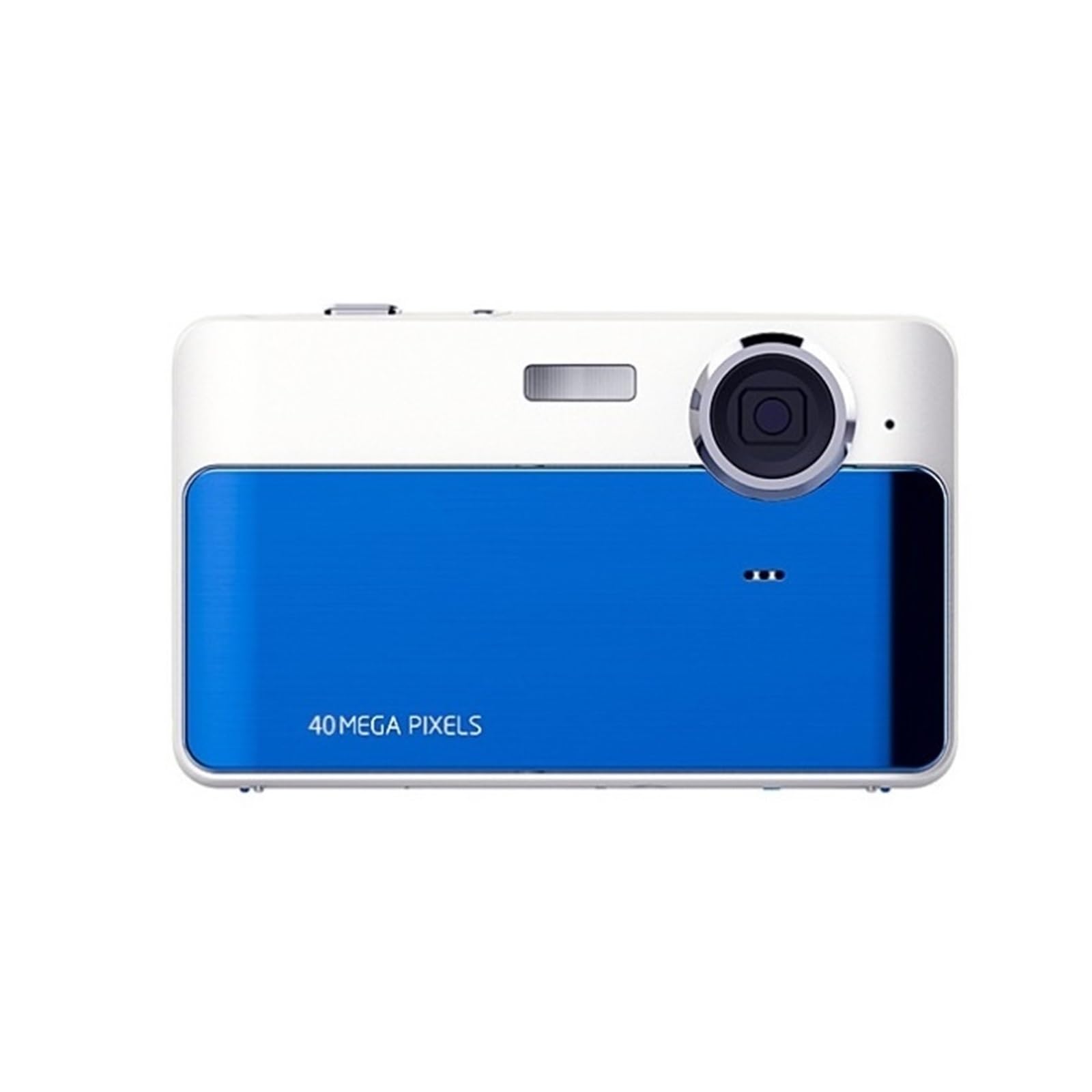 HD Retro Digital Video Camera - Small VLOG Camera for Students & Beginners, Travel Card-Sized Camcorder (Blue) | Perfect for Travel Vlogging, YouTube Content Creation & Everyday Photography