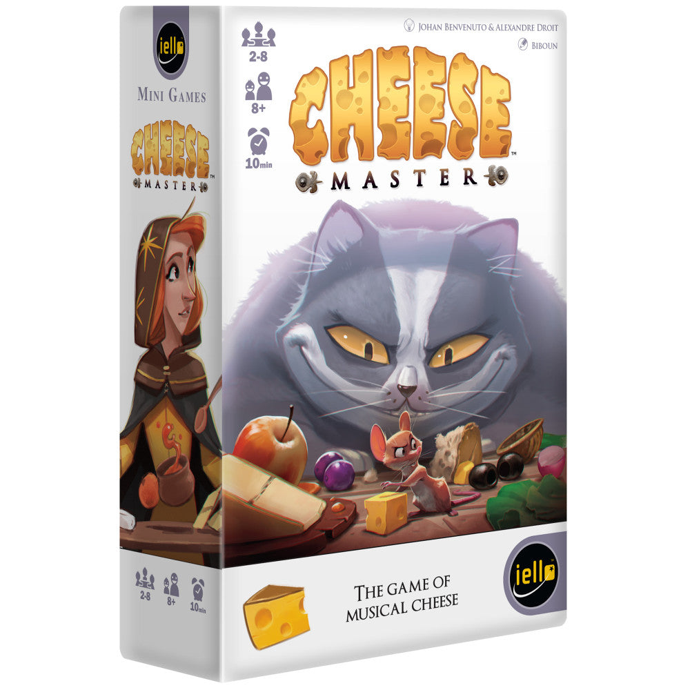 Cheese Master Musical Cheese Chase Card Game - Fun Family Board Game for Kids & Adults - Perfect for Parties, Game Nights & Family Gatherings
