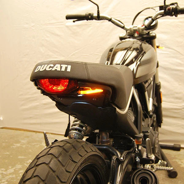 Ducati Scrambler Sixty2 Fender Eliminator Kit - Motorcycle Tail Tidy Cleaner for Improved Aesthetics & Rear Visibility - Perfect for Street Riding & Custom Bike Builds
