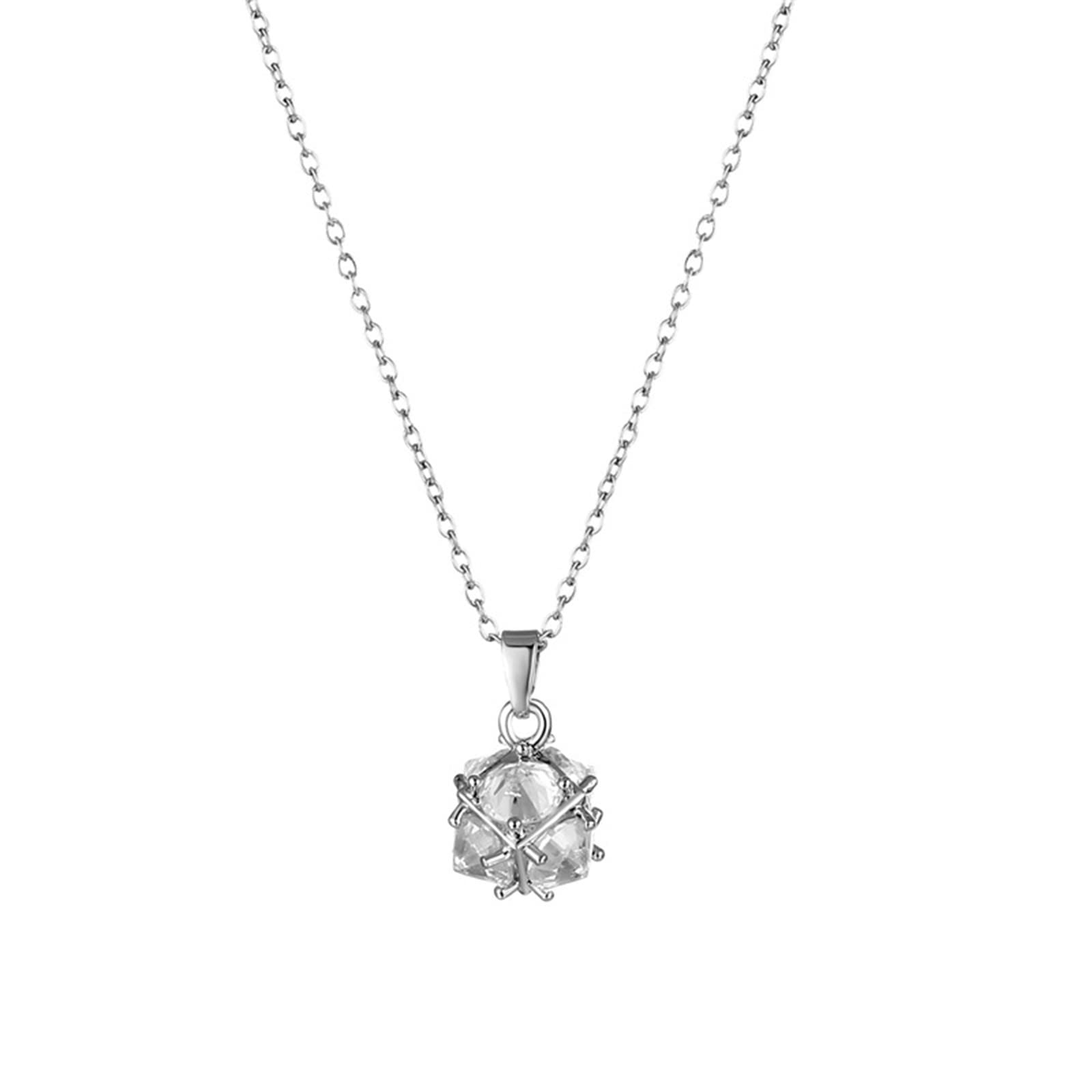 Snowflake Necklace for Women - Elegant Sterling Silver Pendant Jewelry, Perfect Graduation Gift & Christmas Present - Ideal for Parties, Weddings, and Everyday Wear