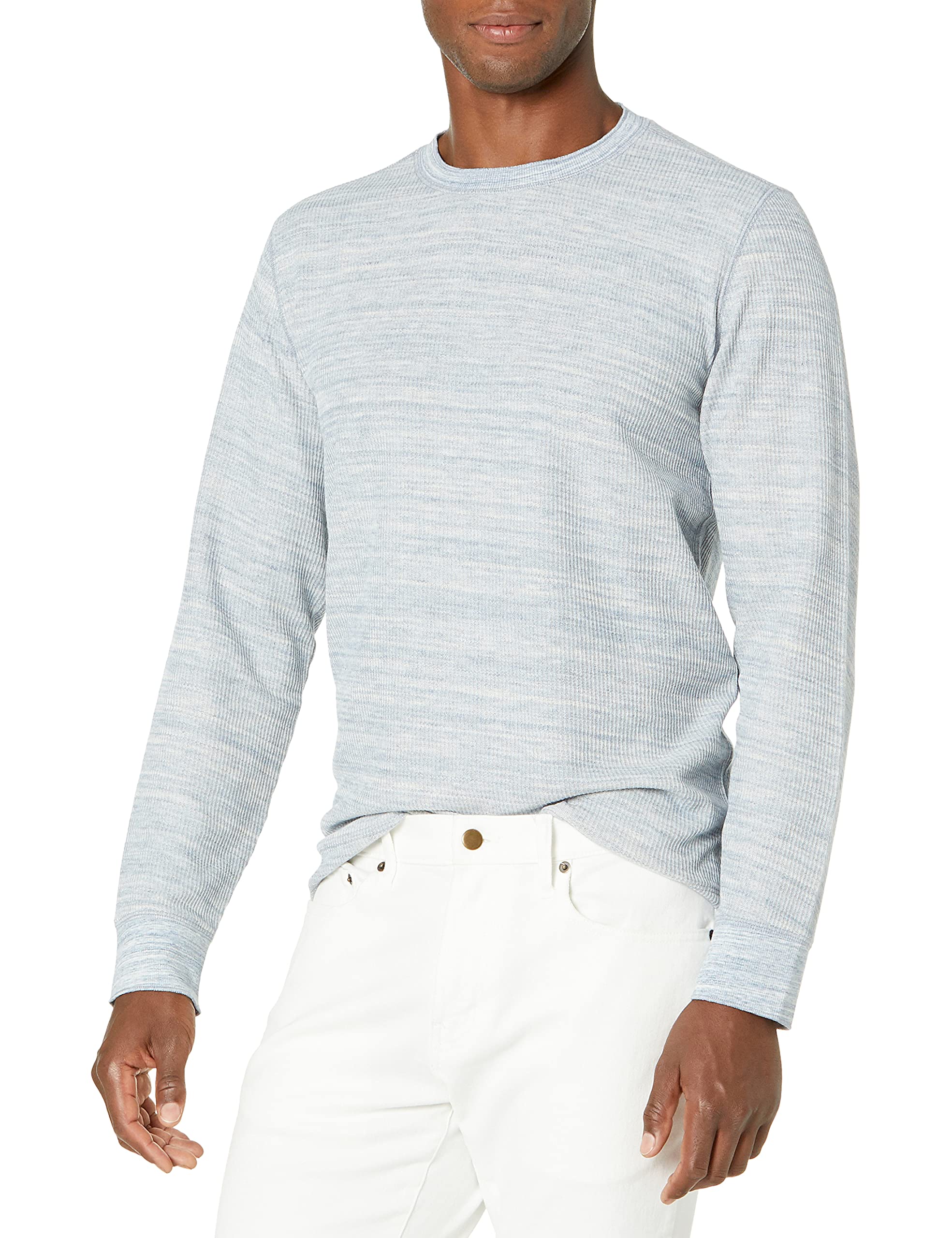 Vince Men's H Thermal Long Sleeve Crew Neck Shirt - Warm Winter Base Layer for Outdoor Activities & Casual Wear