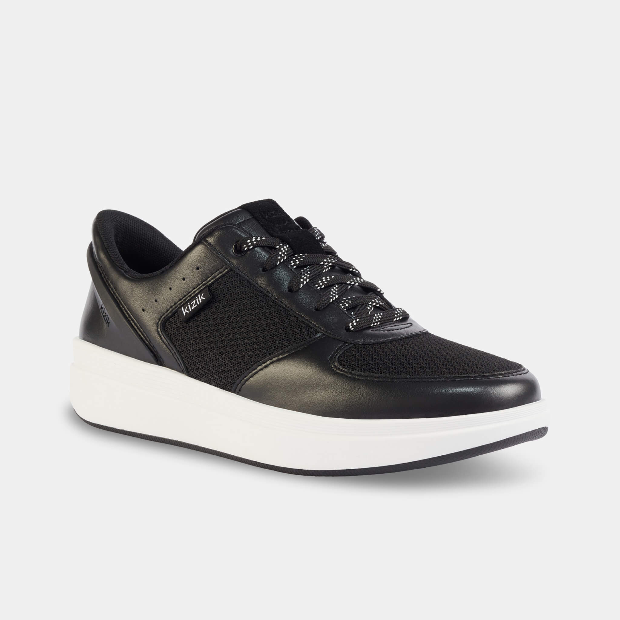 Women's Brisbane Black Casual Sneakers - Comfortable Walking Shoes for Women | Perfect for Running, Gym, Travel & Everyday Wear