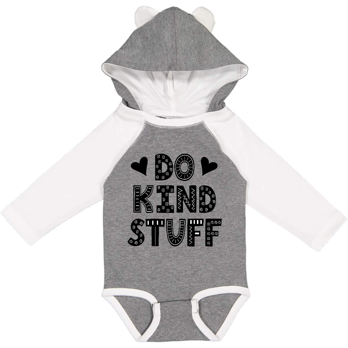 Inktastic Kindness Quote Long Sleeve Baby Bodysuit - Gift for Newborns